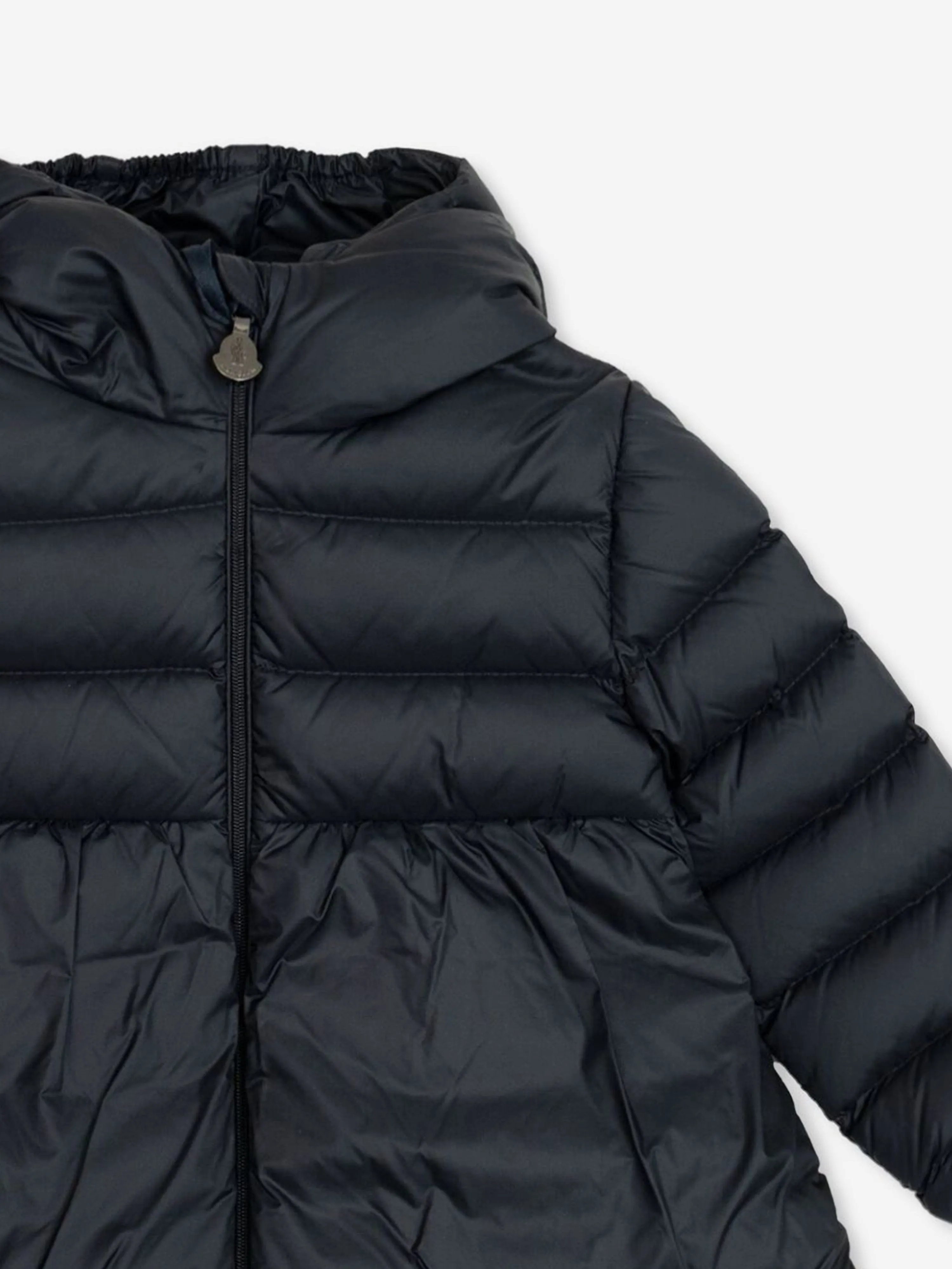 Moncler Enfant Baby Mädchen Daunengefütterte Odile Jacke in Marine