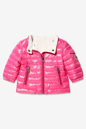 Moncler Enfant Baby Girls Daunengefütterte Paulas Jacke in Rosa