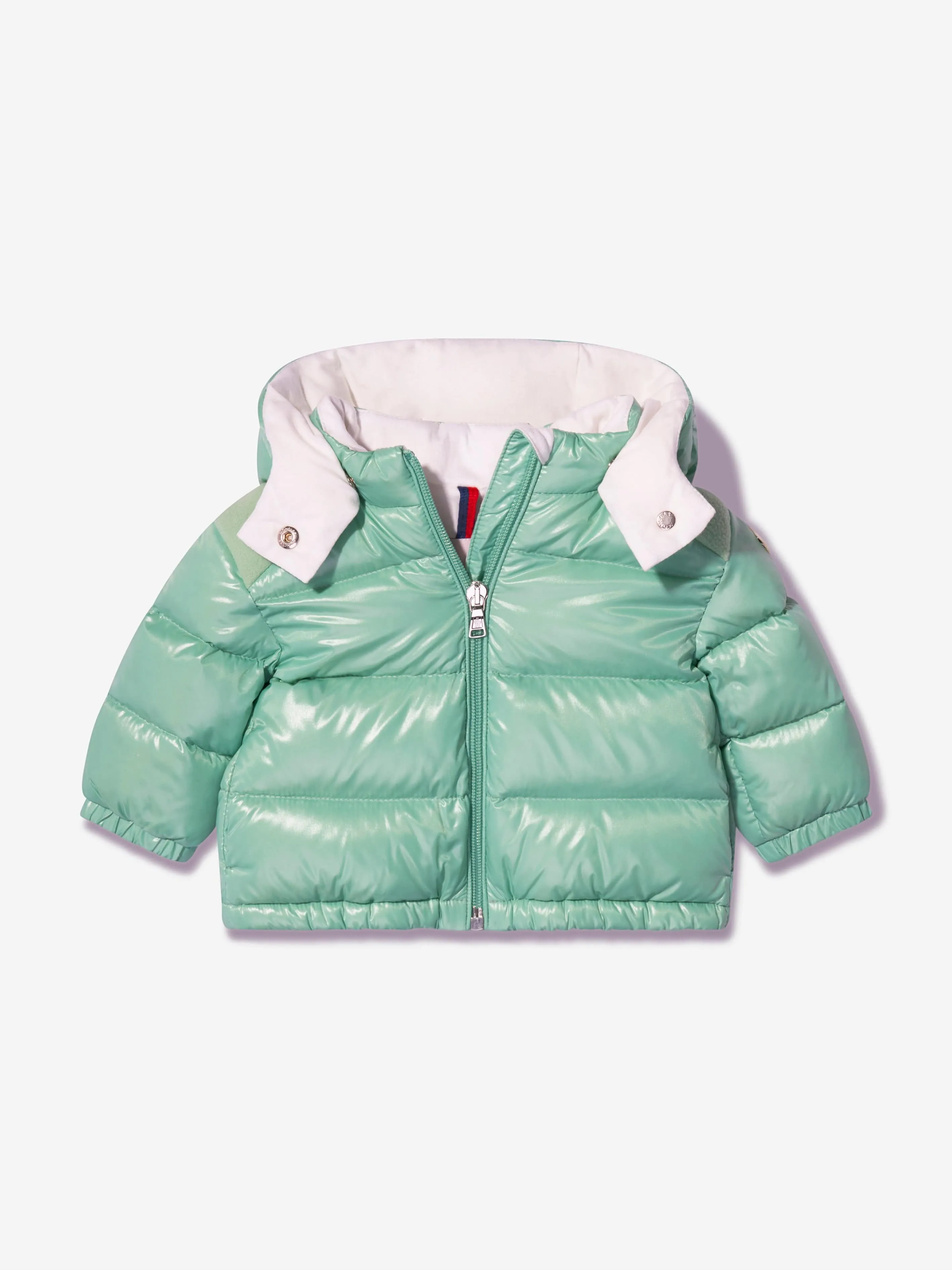 Moncler Enfant Baby Mädchen Daunengefütterte Valya Jacke in Grün
