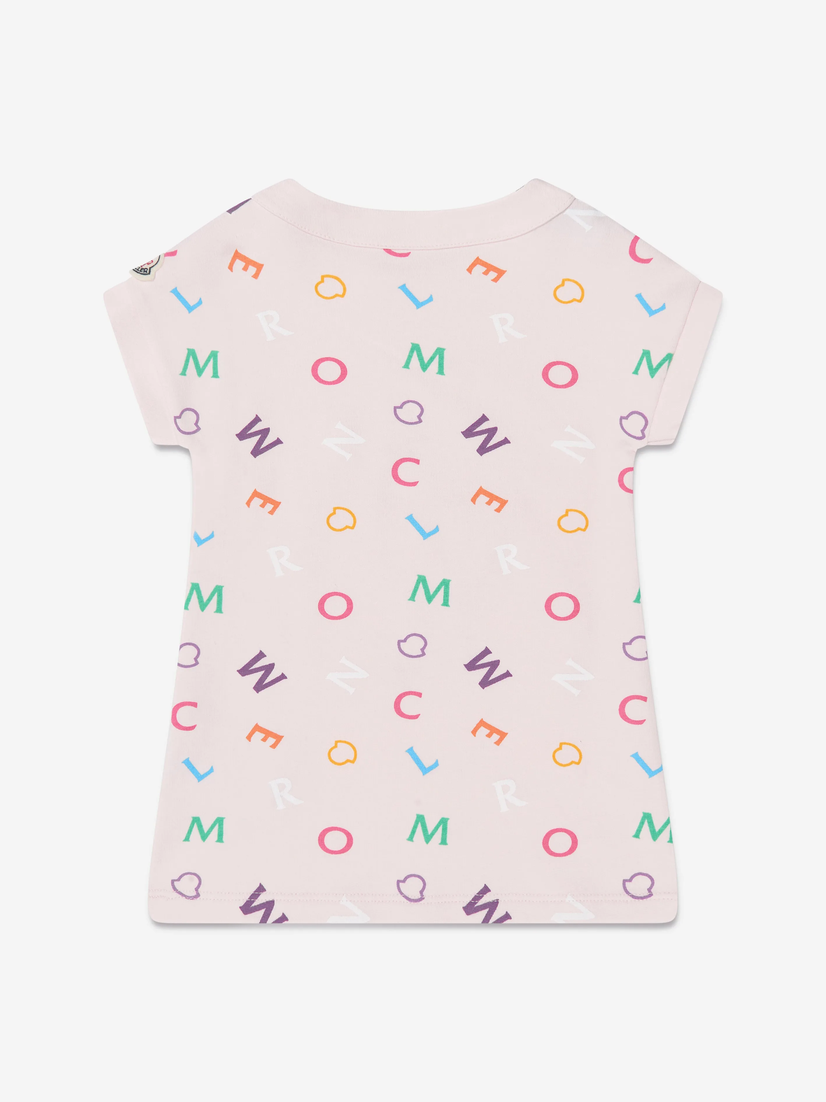 Moncler Enfant Baby Girls Logo-Kleid in Rosa