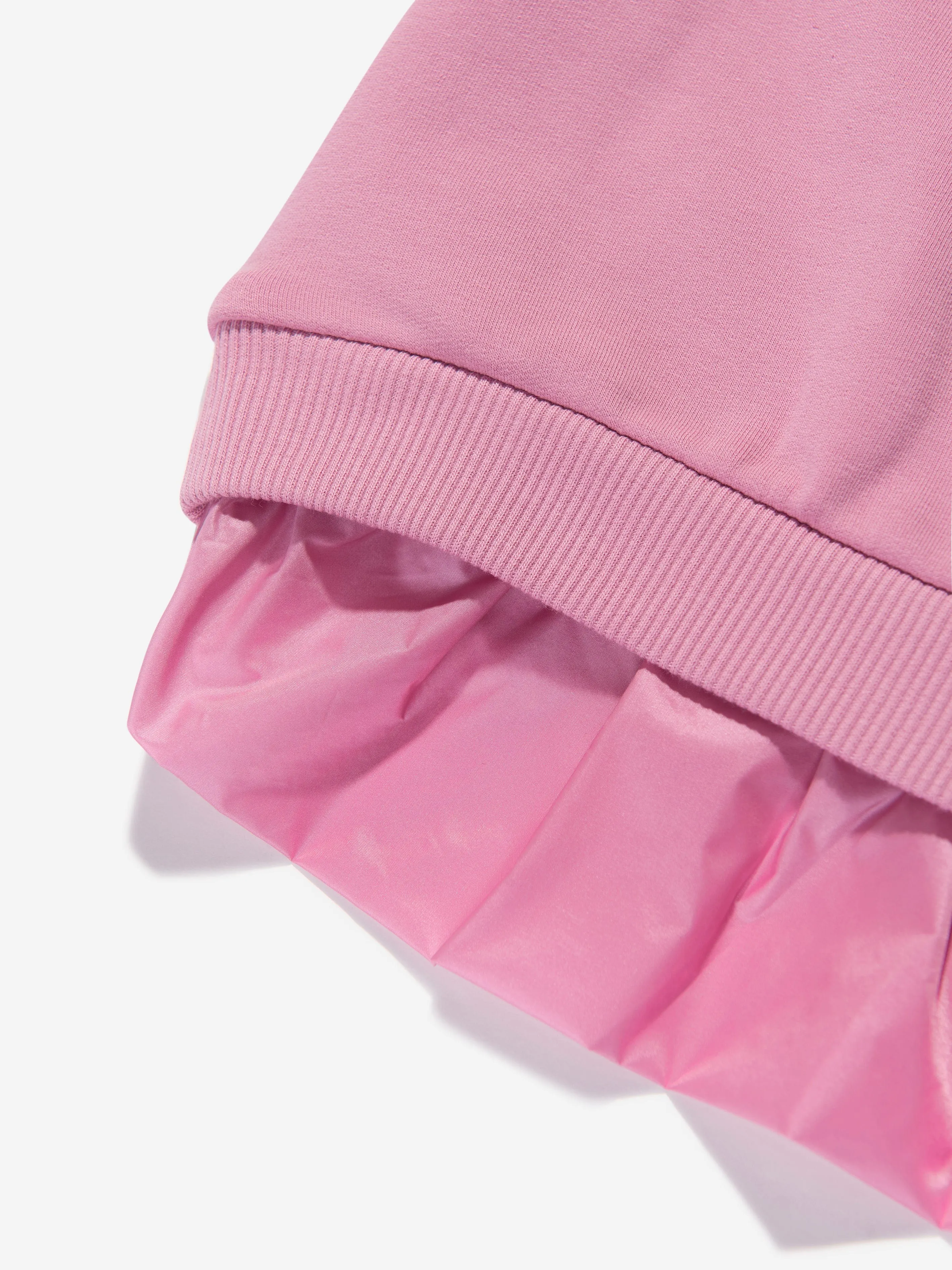 Moncler Enfant Baby Girls Logo Strickkleid in Rosa