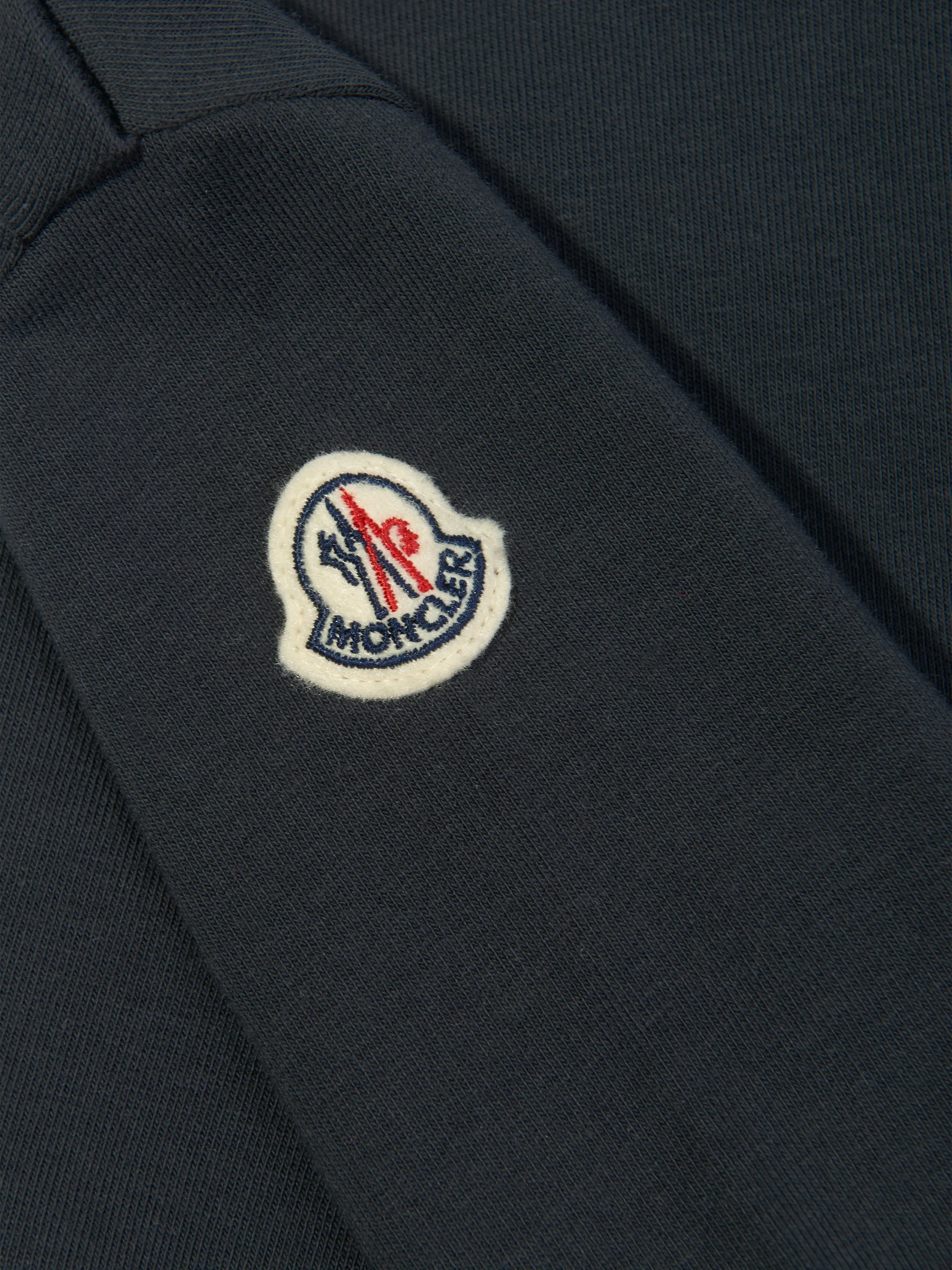 Moncler Enfant Baby Girls Logo Sweatshirt in Marineblau