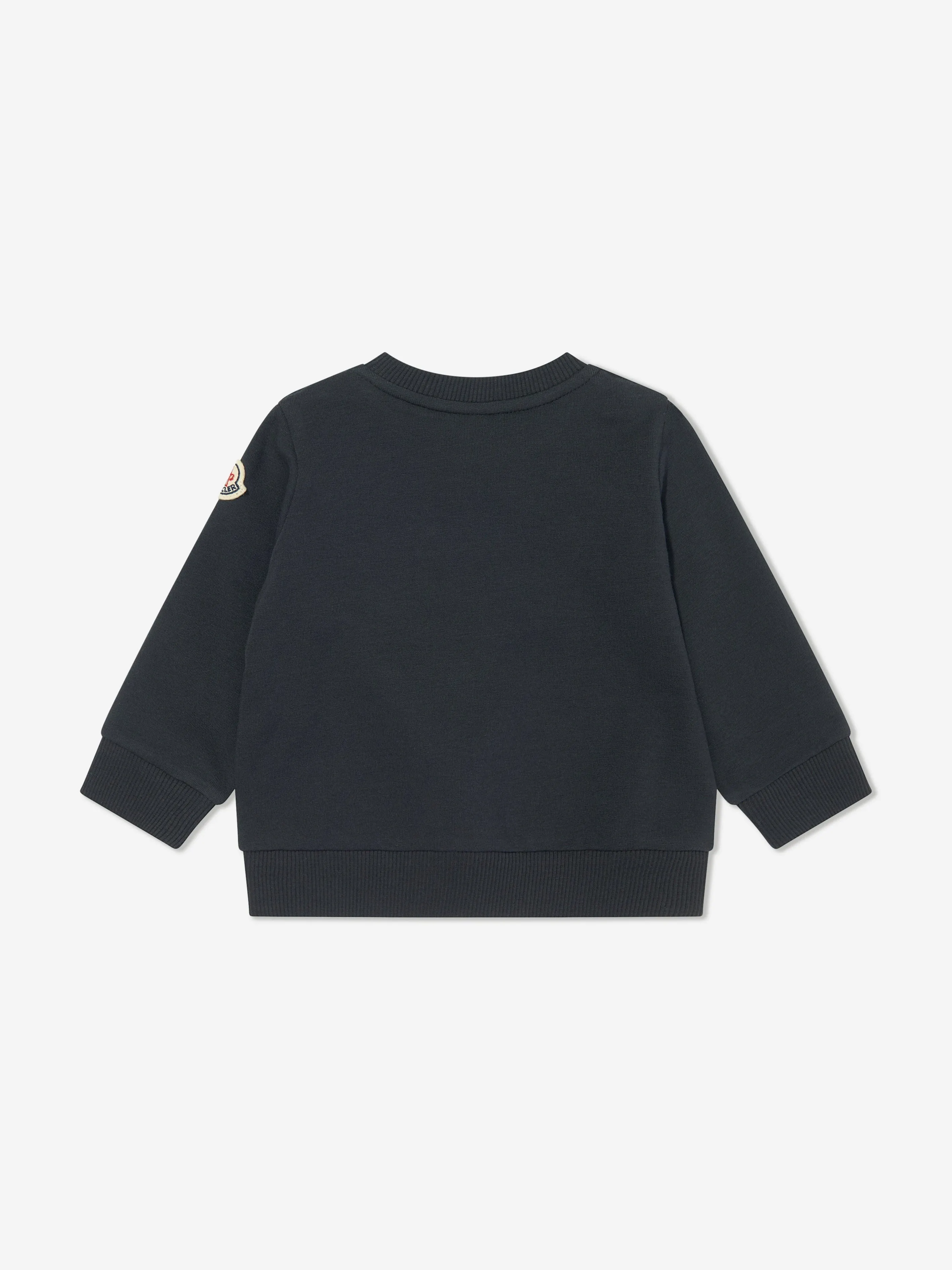 Moncler Enfant Baby Girls Logo Sweatshirt in Marineblau