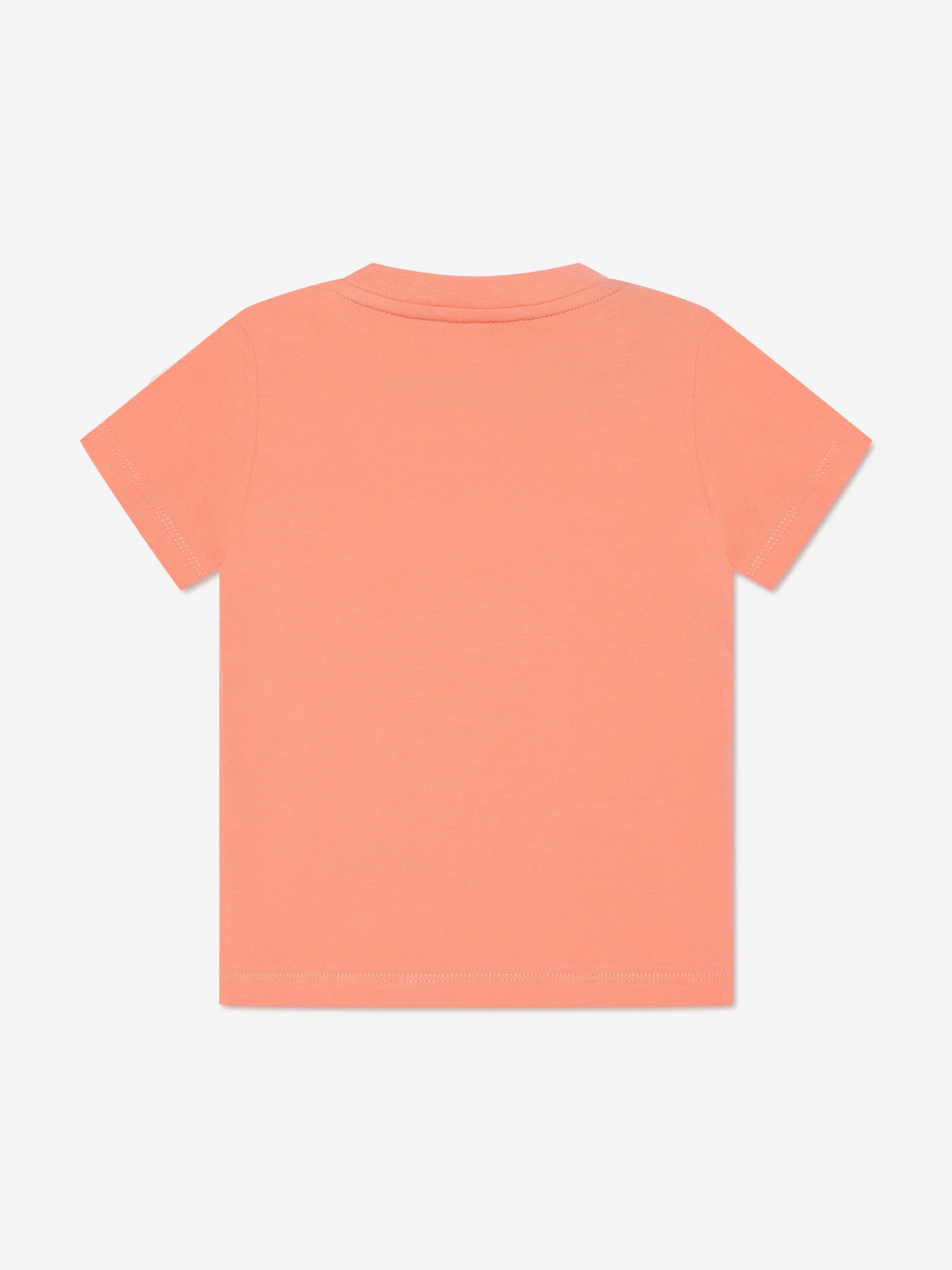 Moncler Enfant Baby Girls Logo T-Shirt in Pfirsich