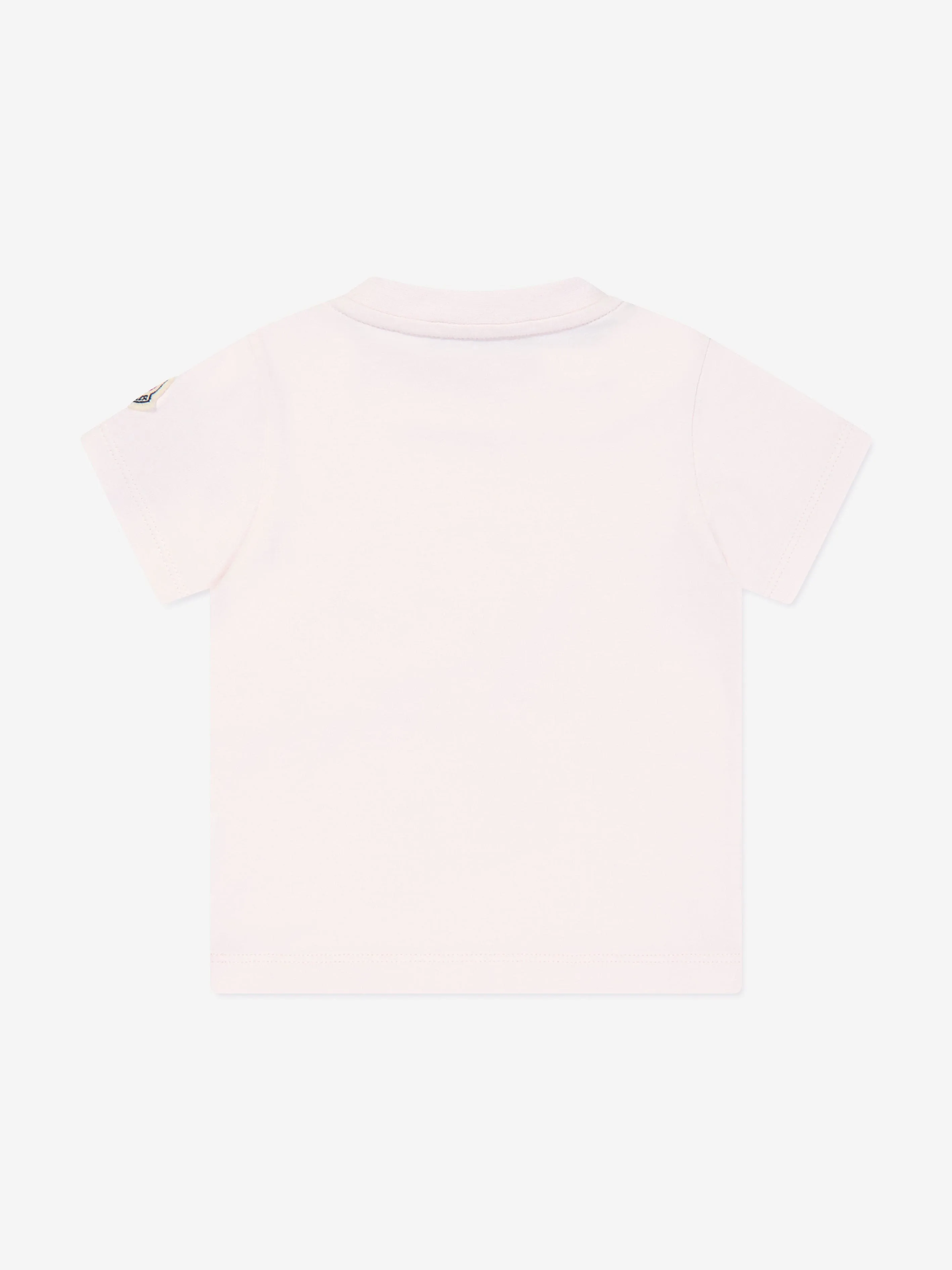 Moncler Enfant Baby Girls Logo T-Shirt in Pink