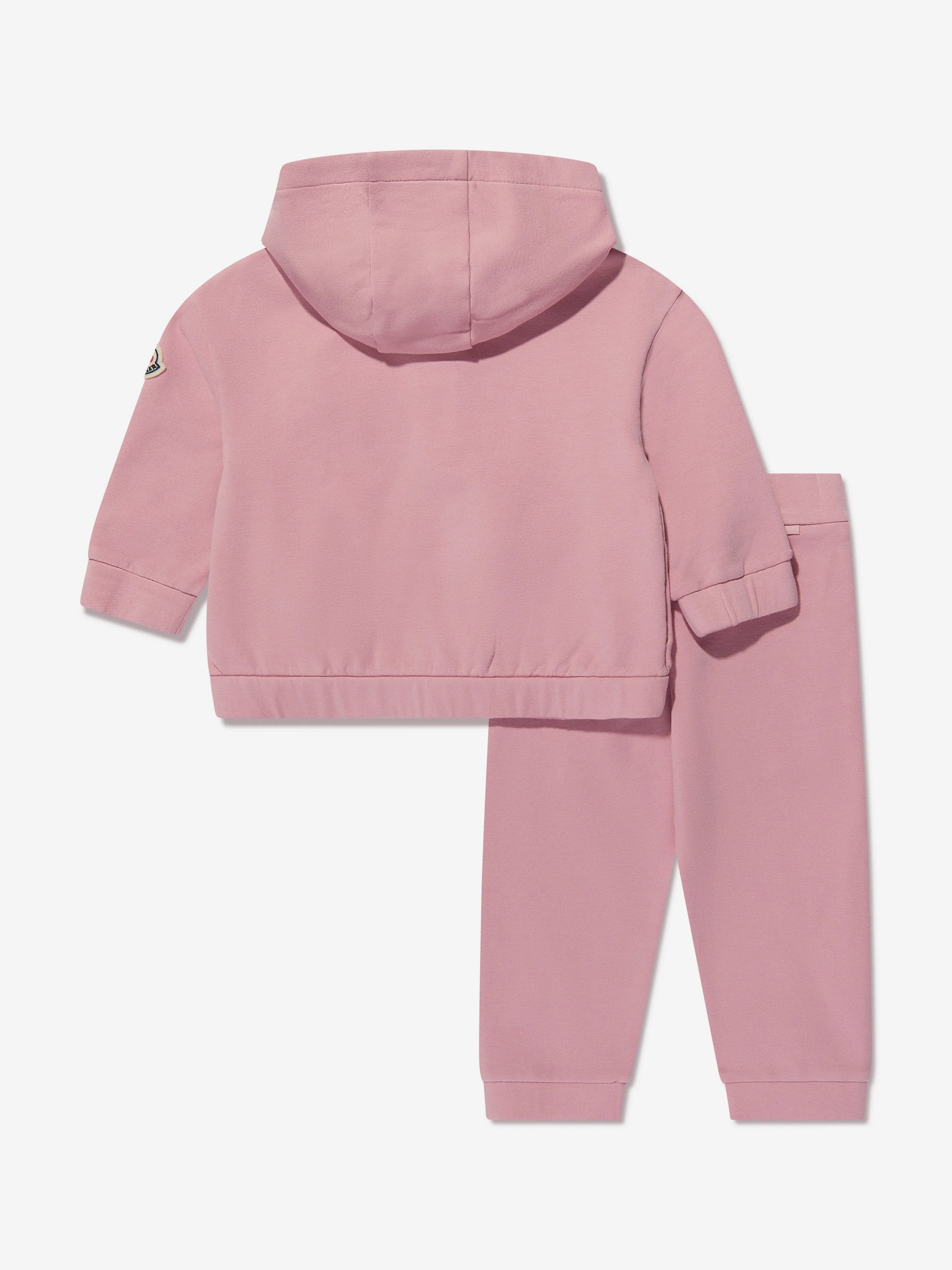 Moncler Enfant Baby Girls Logo Tracksuit in Rosa