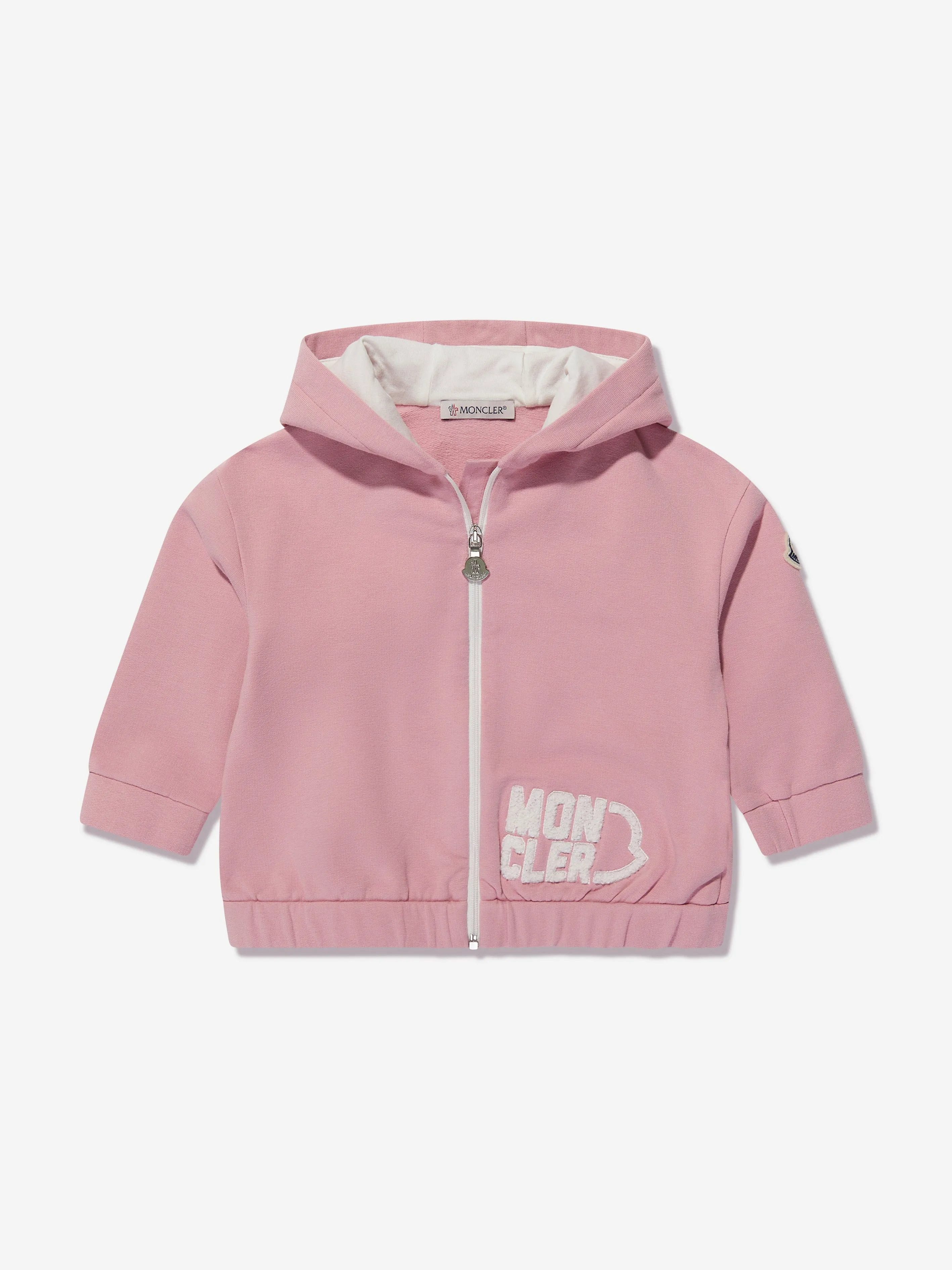 Moncler Enfant Baby Girls Logo Tracksuit in Rosa