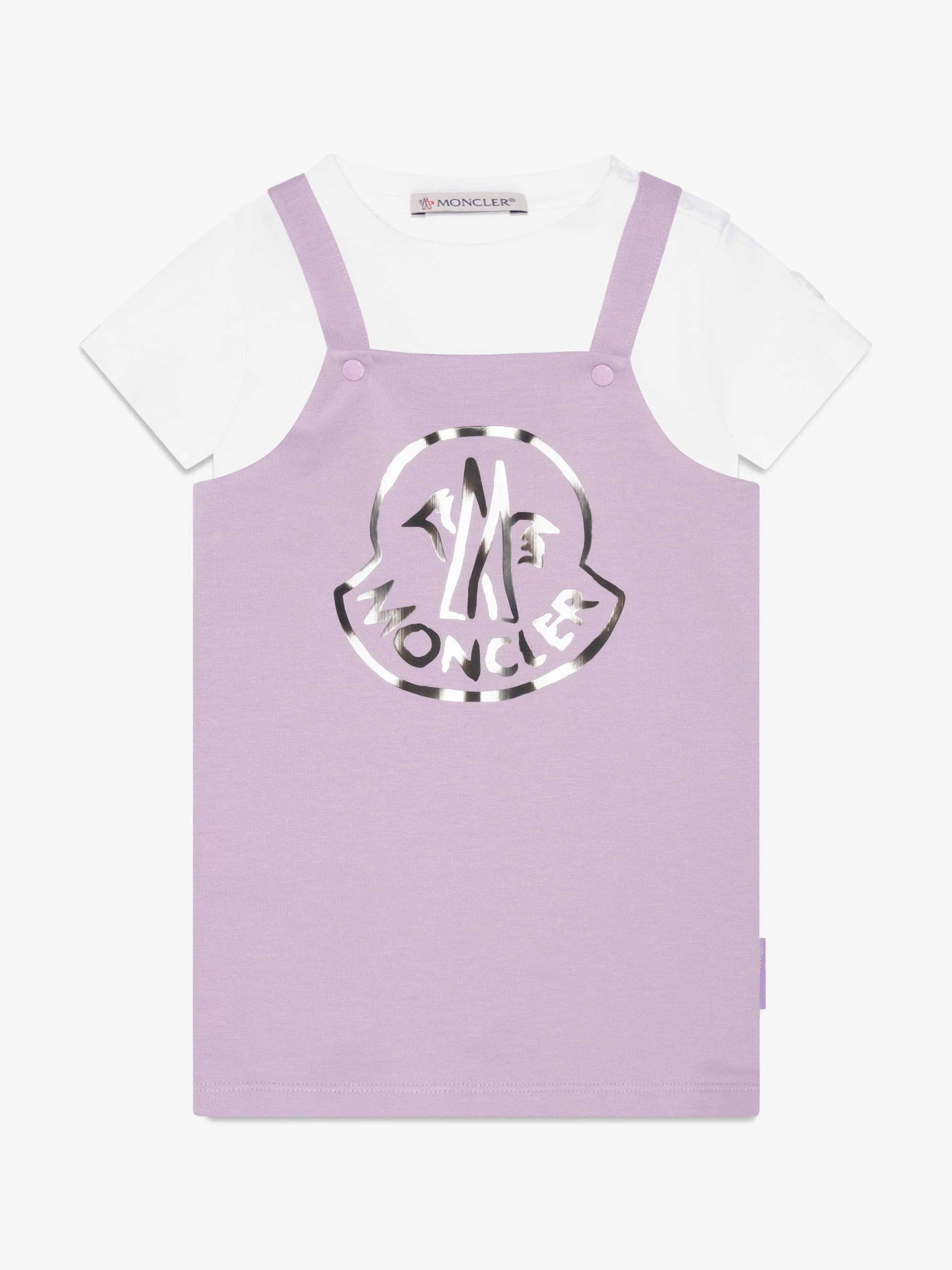 Moncler Enfant Baby Girls T-Shirt und Kleid-Set in Lila