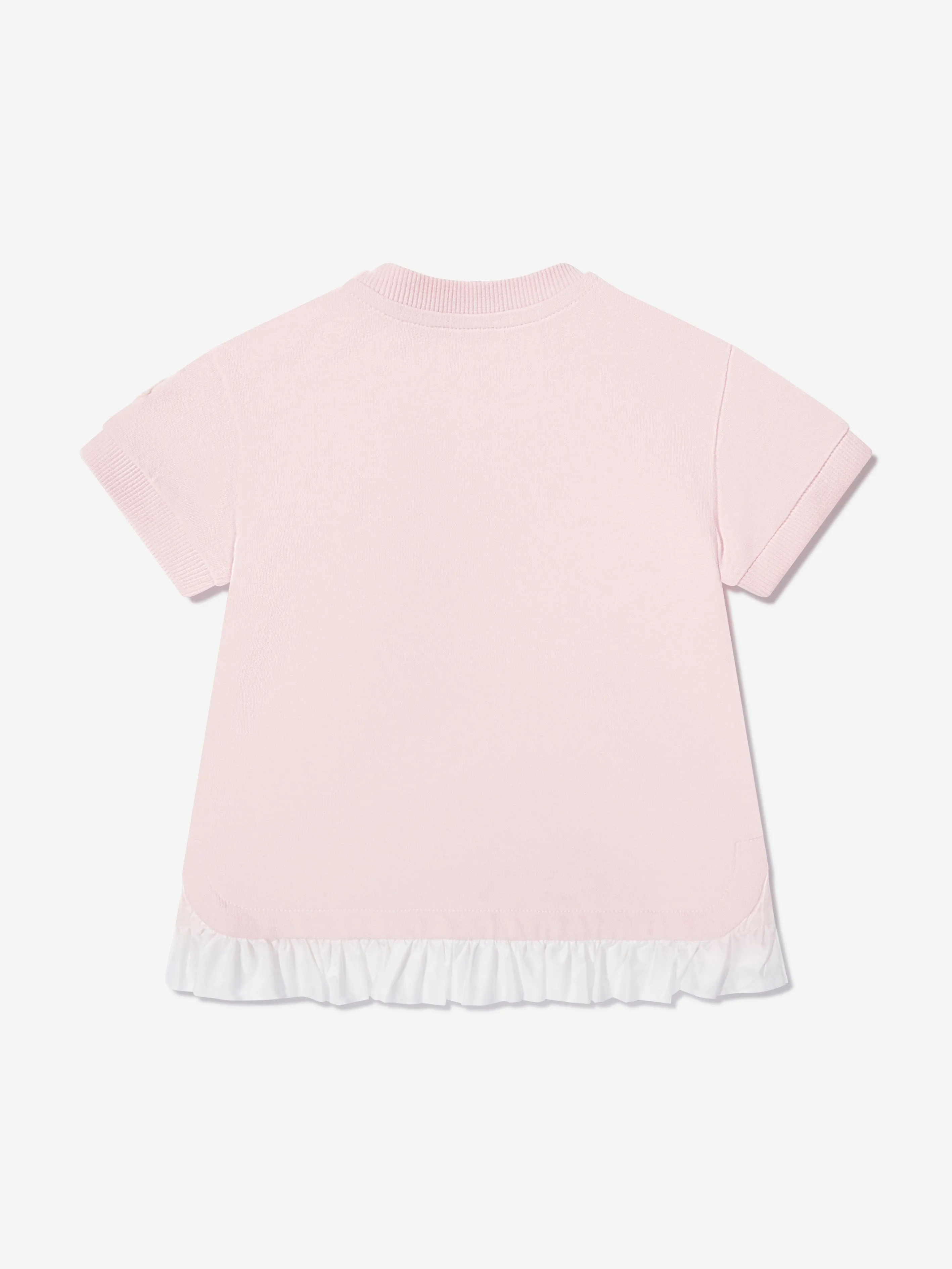 Moncler Enfant T-Shirt-Kleid für Baby-Mädchen in Rosa