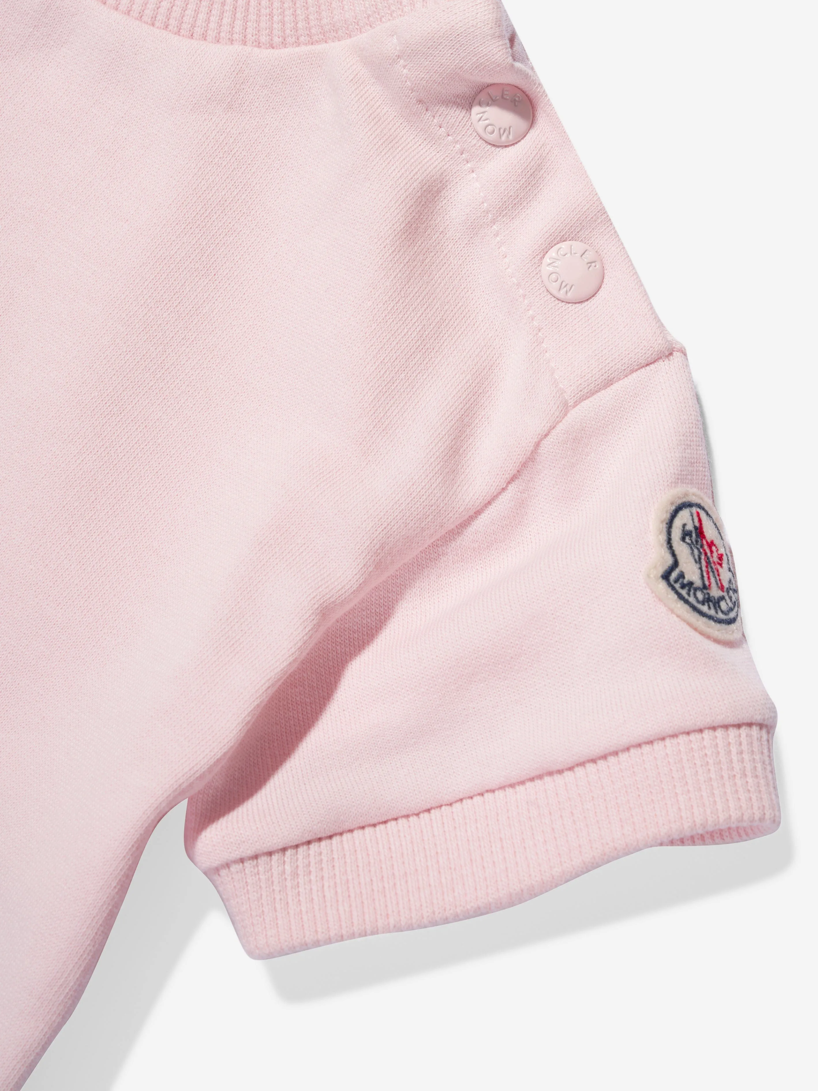 Moncler Enfant T-Shirt-Kleid für Baby-Mädchen in Rosa
