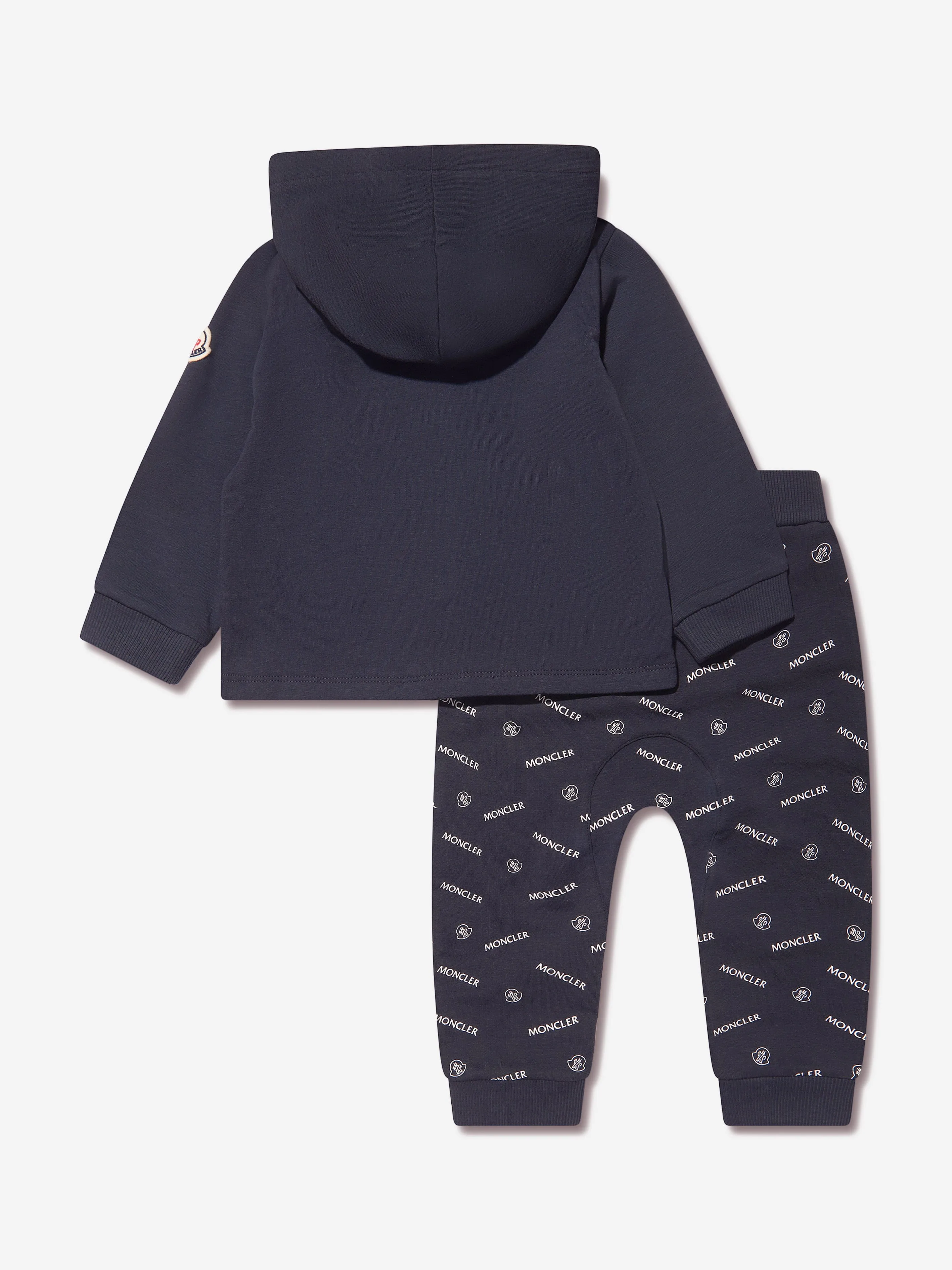 Moncler Enfant Baby Logo Trainingsanzug in Marineblau