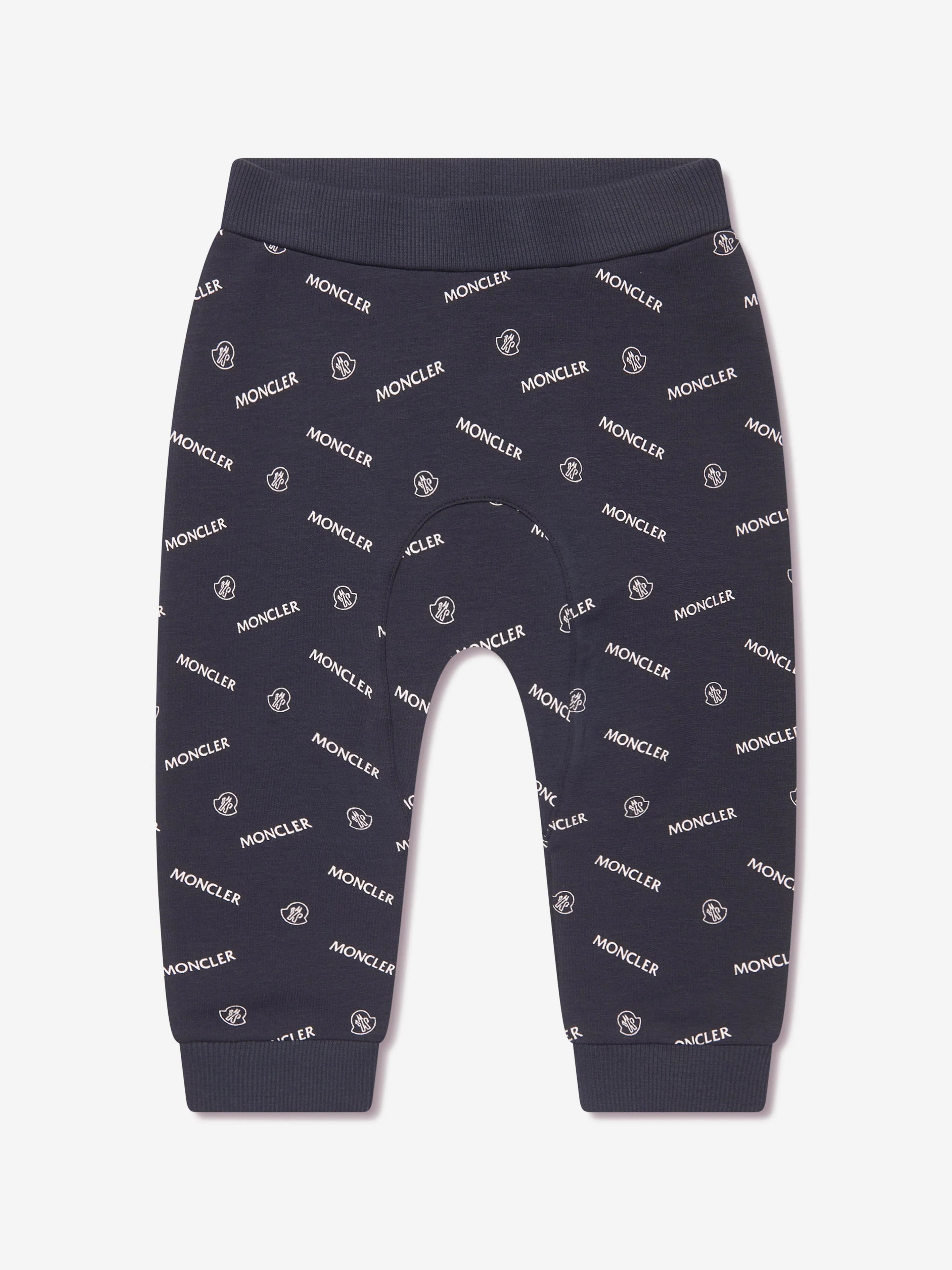 Moncler Enfant Baby Logo Trainingsanzug in Marineblau