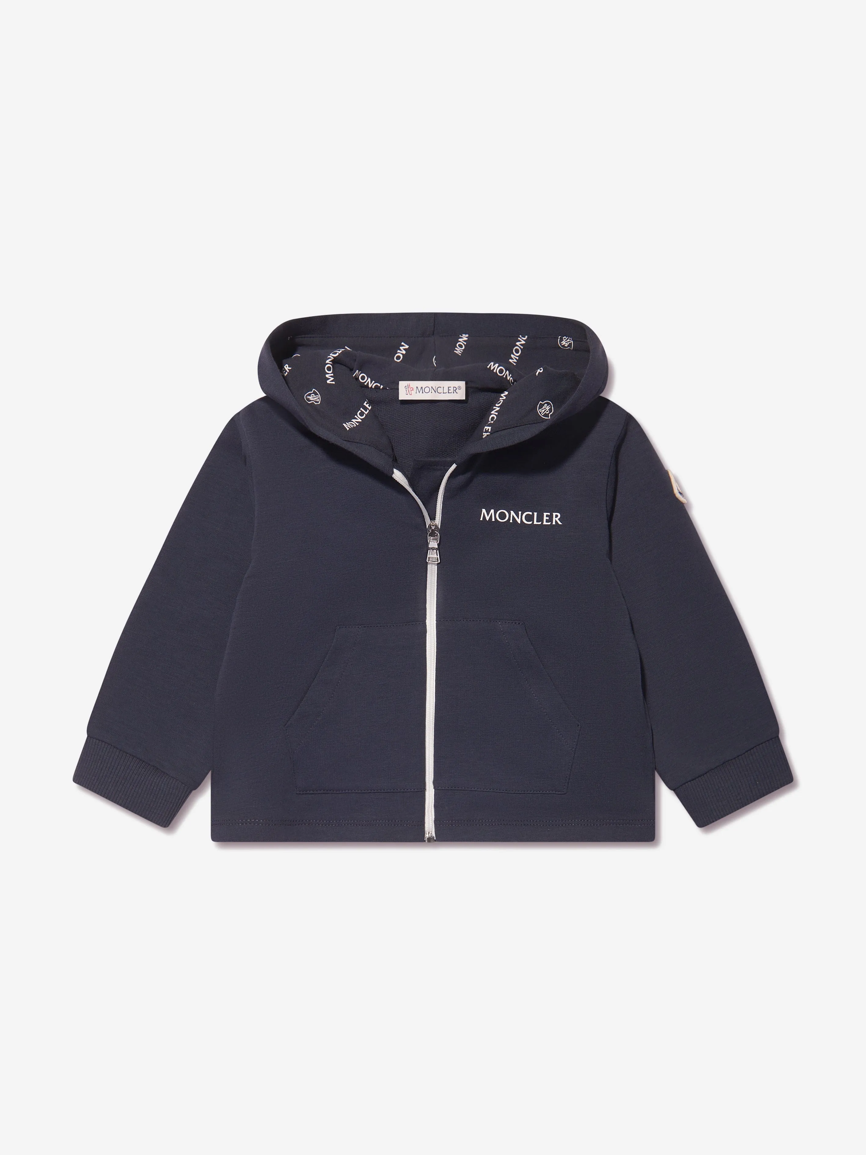 Moncler Enfant Baby Logo Trainingsanzug in Marineblau