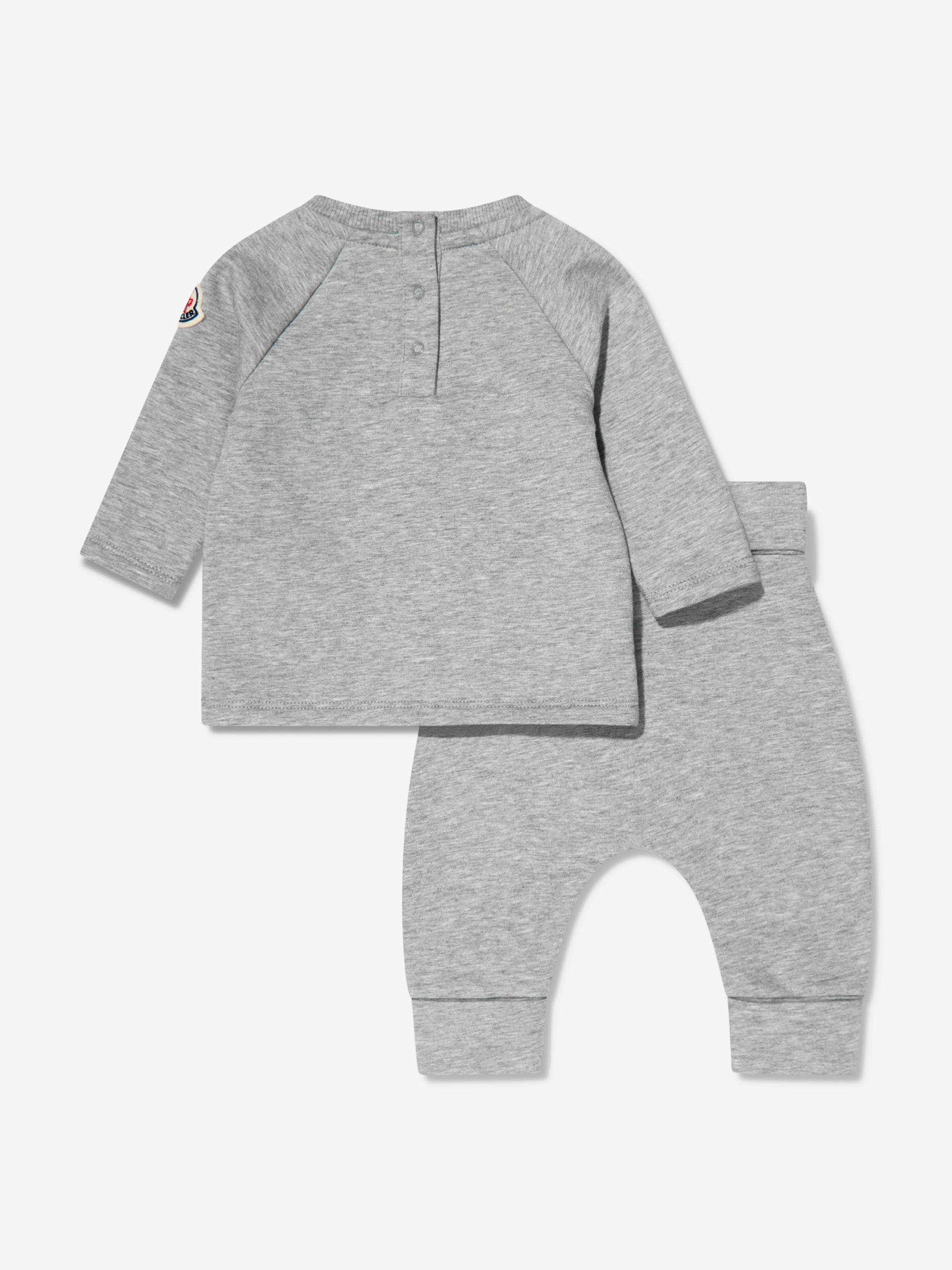 Moncler Enfant Baby T-Shirt und Hose Set in Grau
