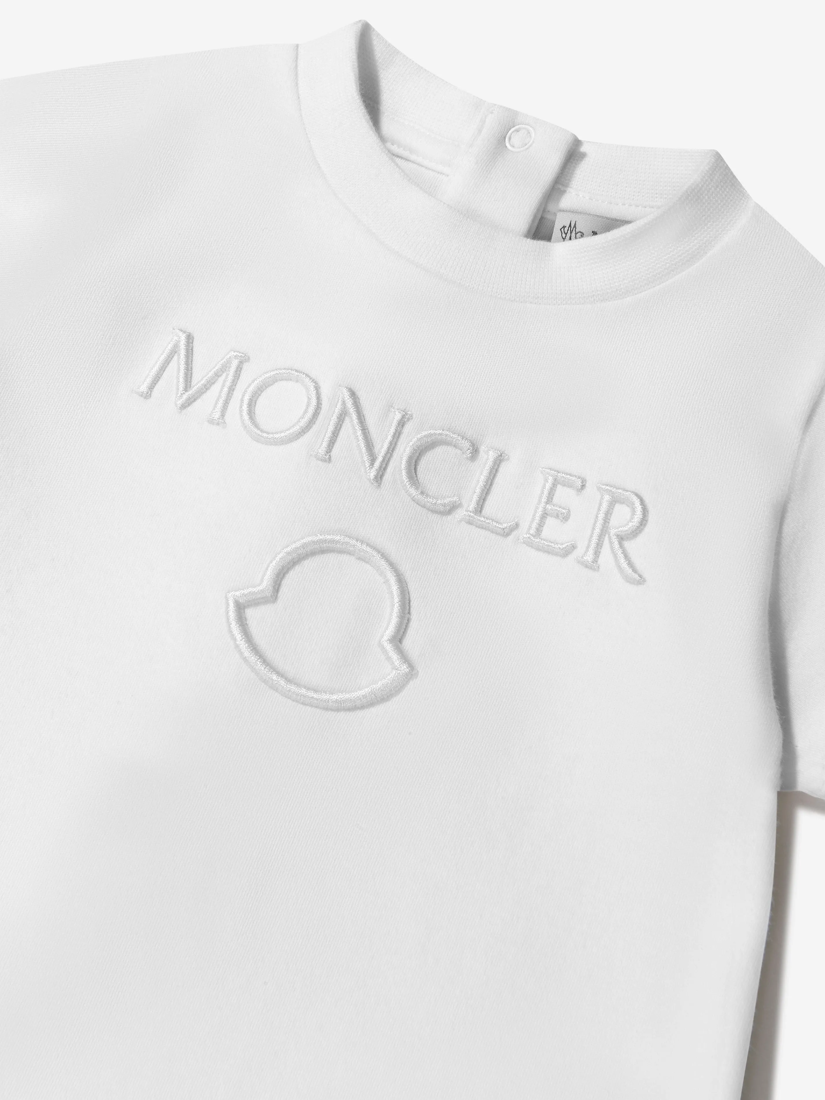 Moncler Enfant Baby Unisex Logo-Strampler