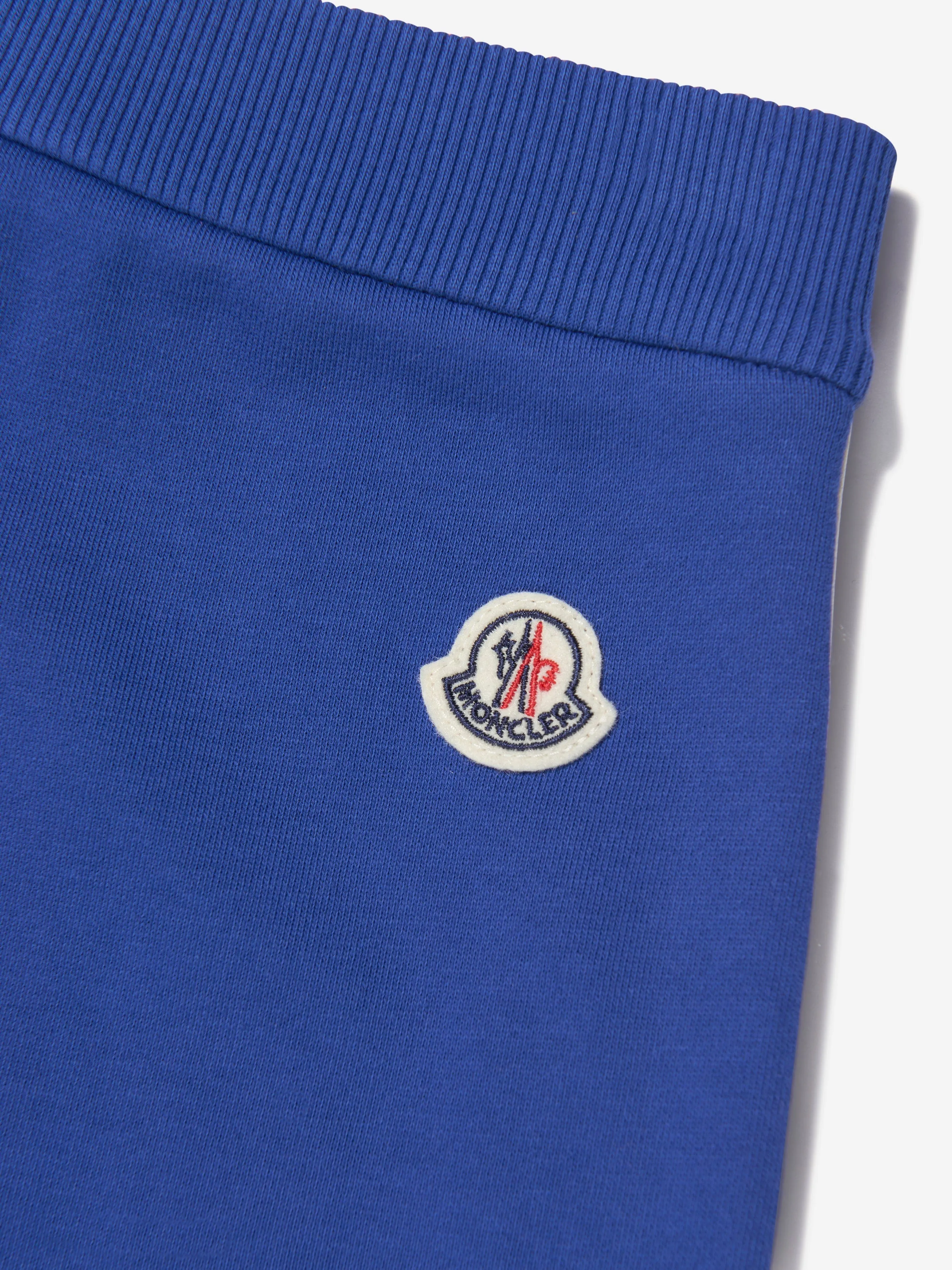 Moncler Enfant Jogginghose mit Logo für Jungen in Blau