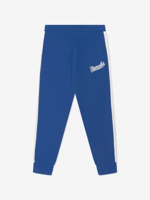 Moncler Enfant Jogginghose mit Logo für Jungen in Blau