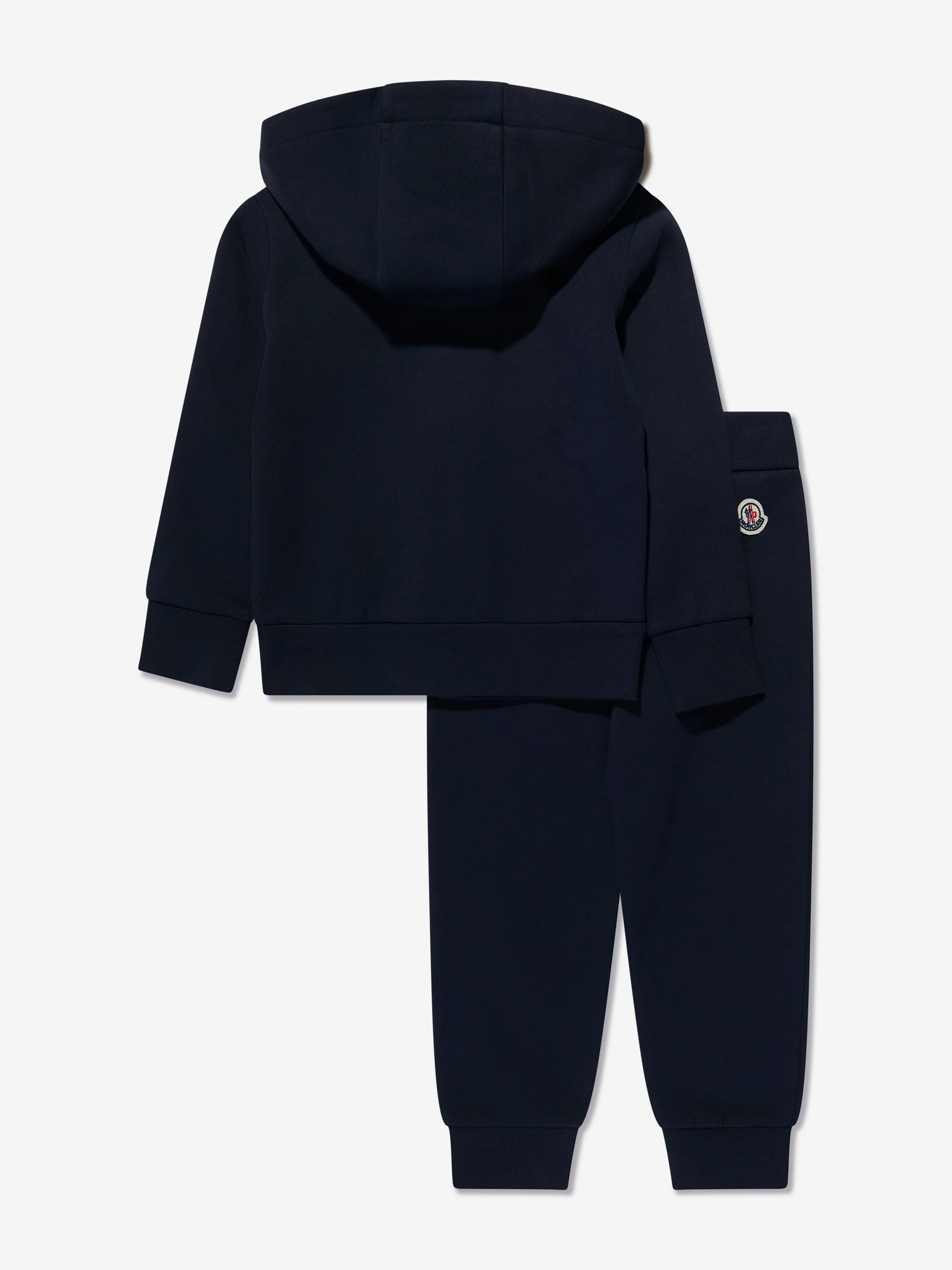 Moncler Enfant Jungen Logo Pocket Tracksuit in Marineblau