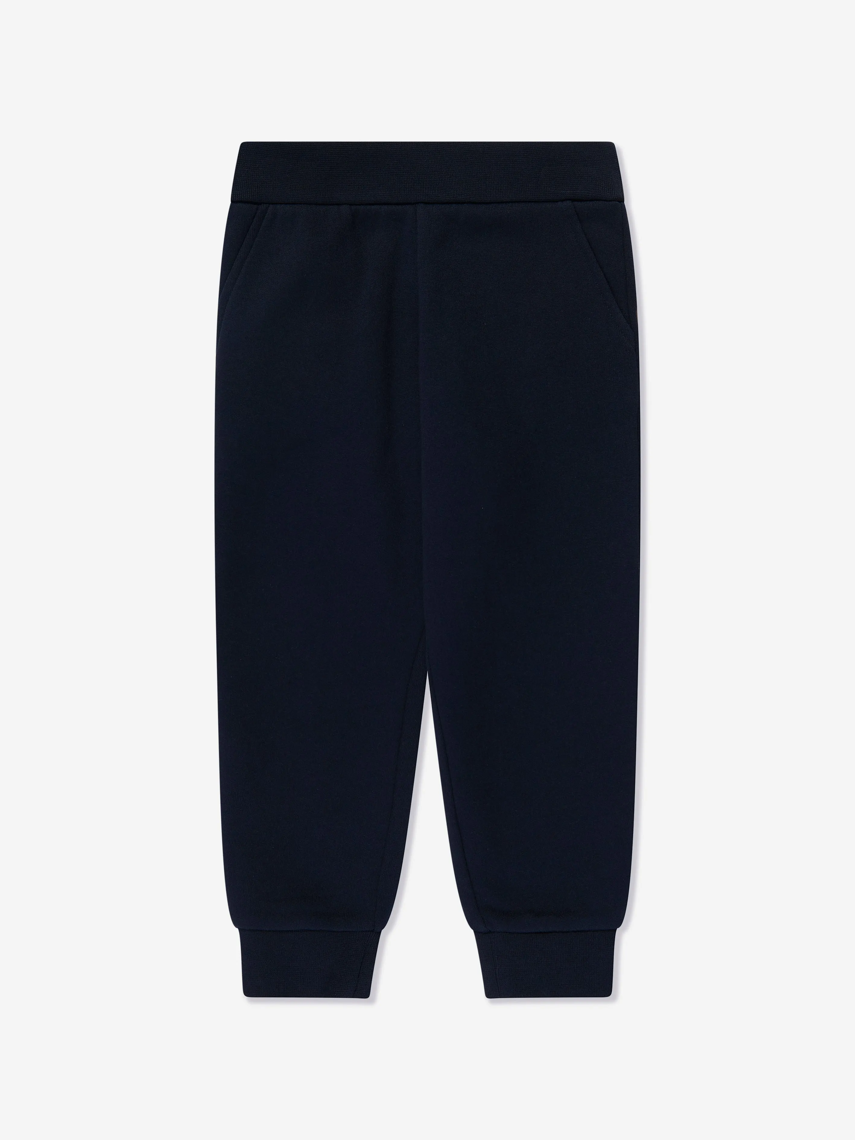 Moncler Enfant Jungen Logo Pocket Tracksuit in Marineblau