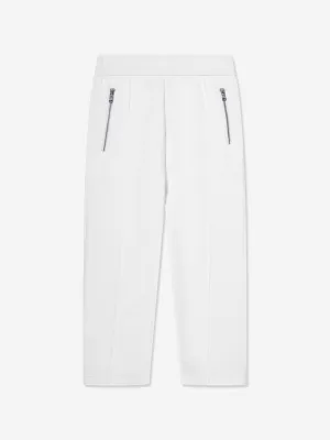 Moncler Enfant Jungen Logo Sweatpants in Weiß