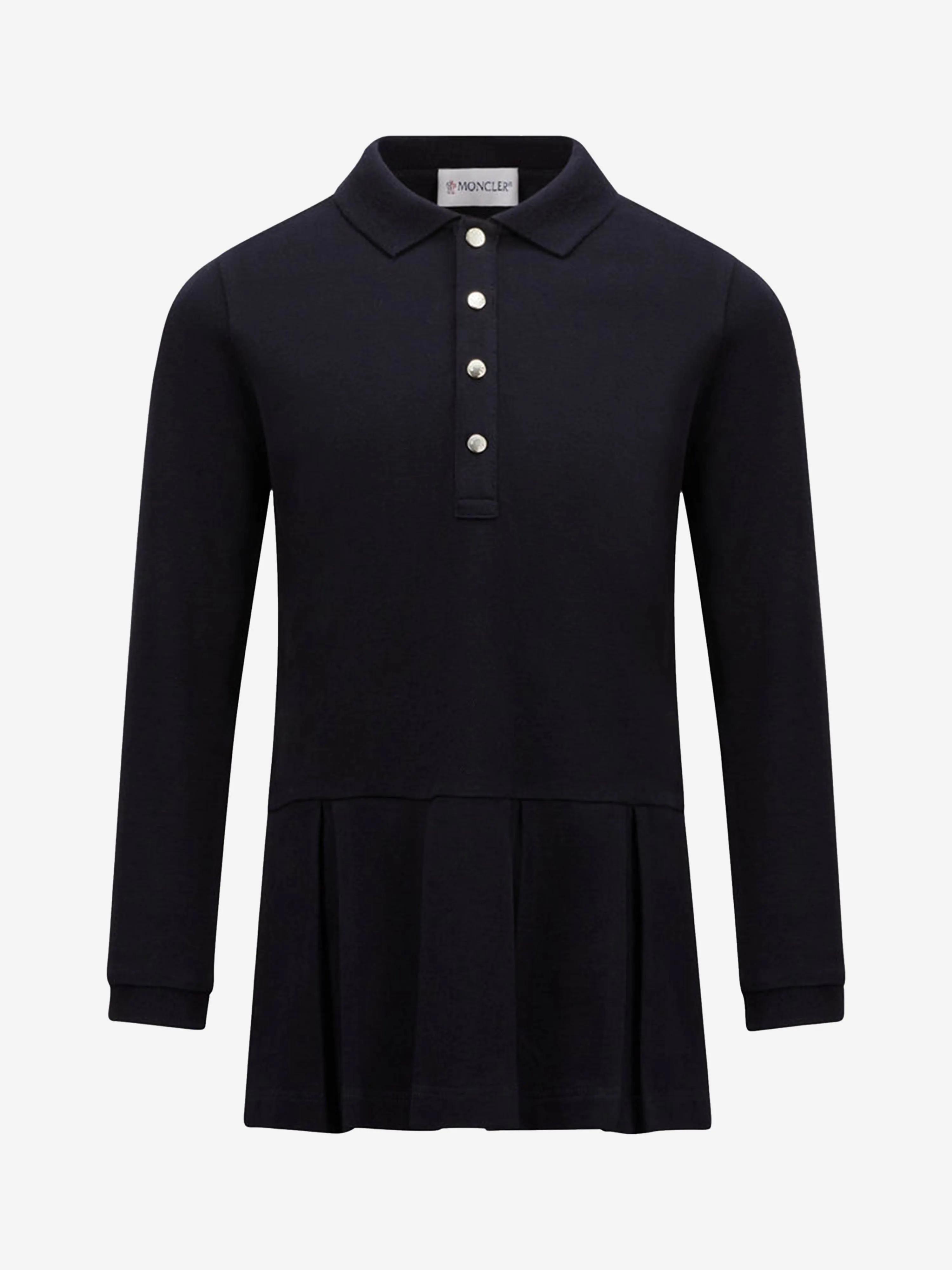 Moncler Enfant Mädchen Polo-Kleid in Marine
