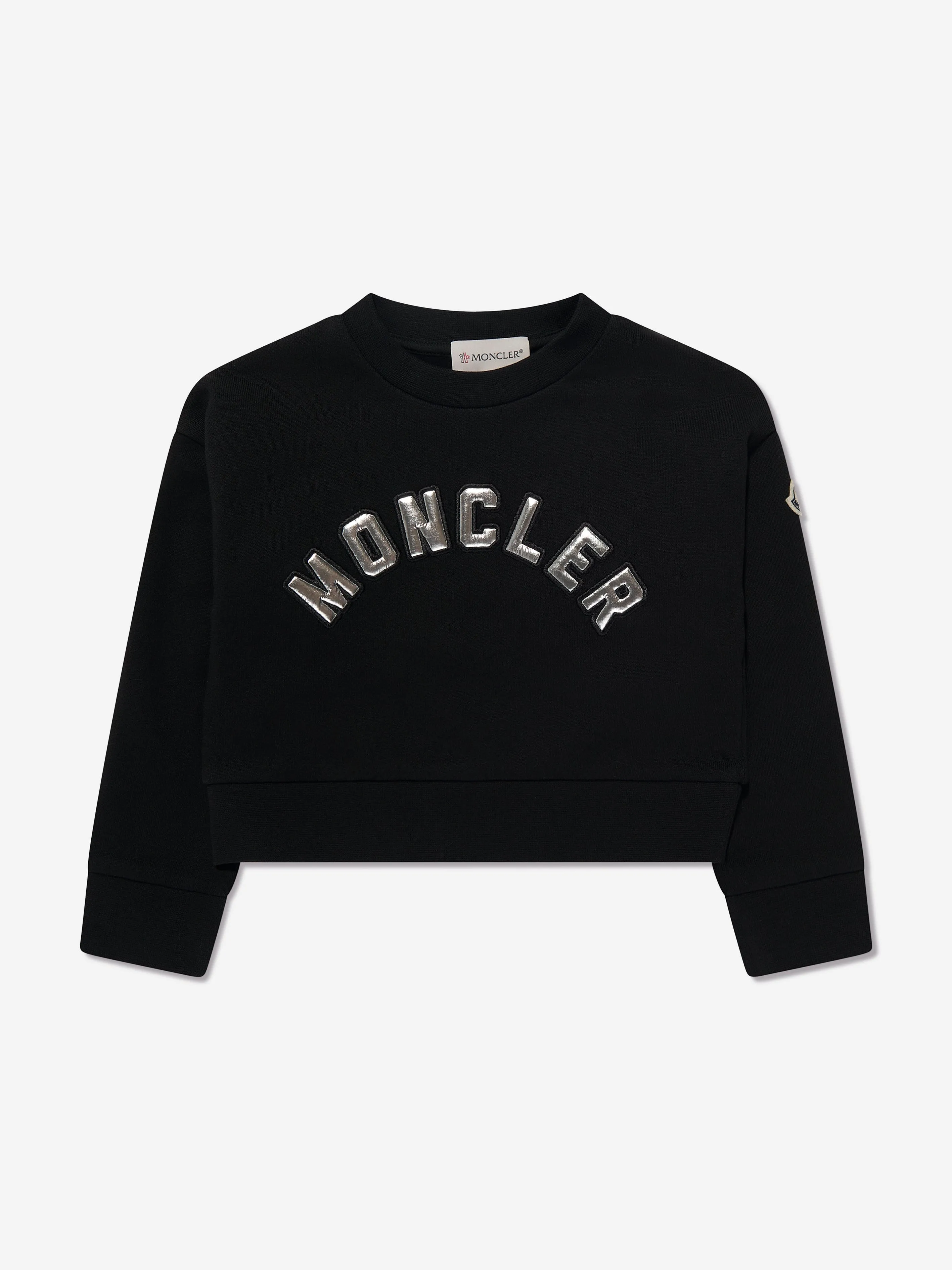 Moncler Enfant Mädchen Sweatshirt und Leggings Set in Schwarz