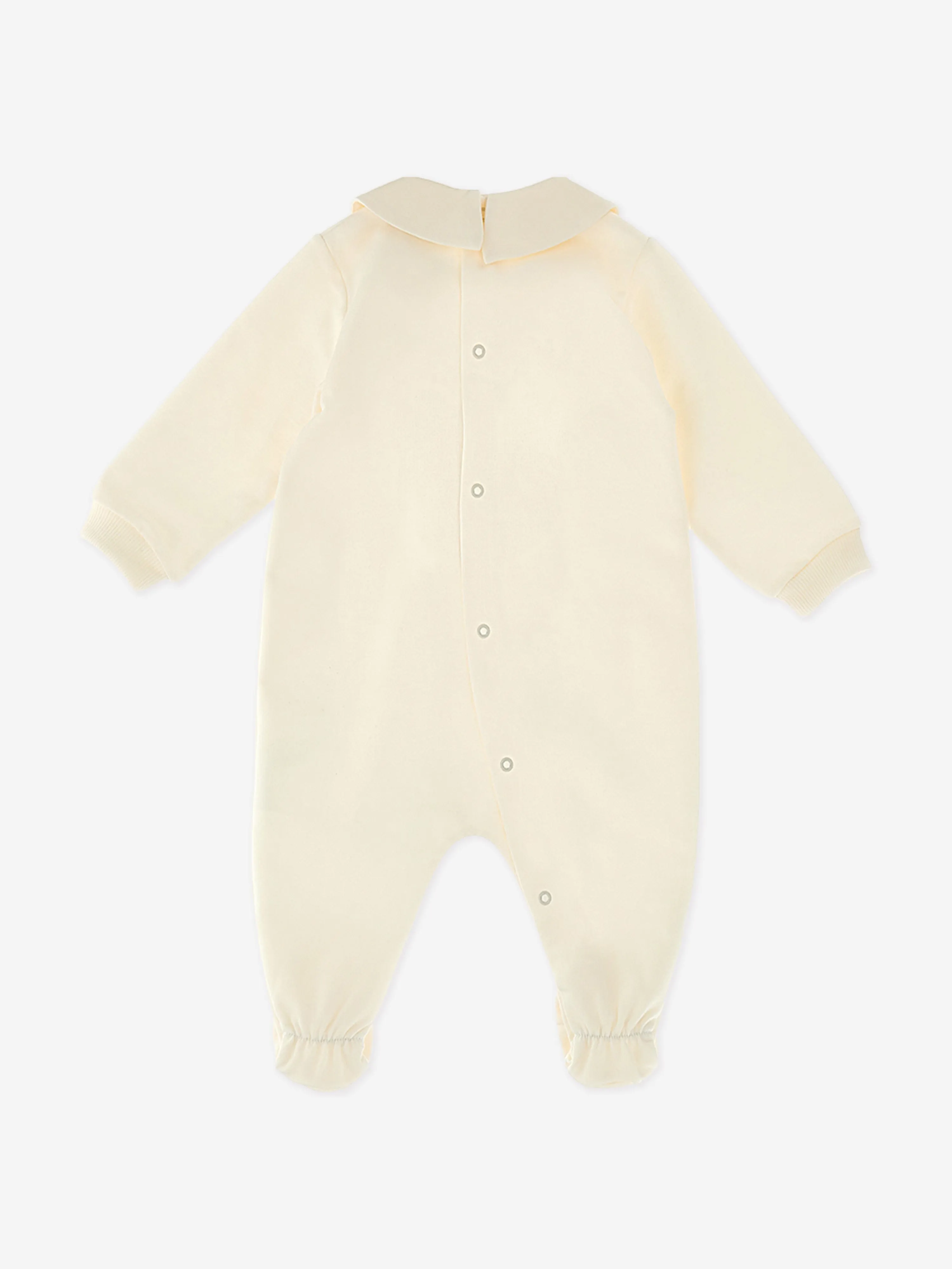Moschino Baby Bär Logo Babygrow Geschenkset in Elfenbein