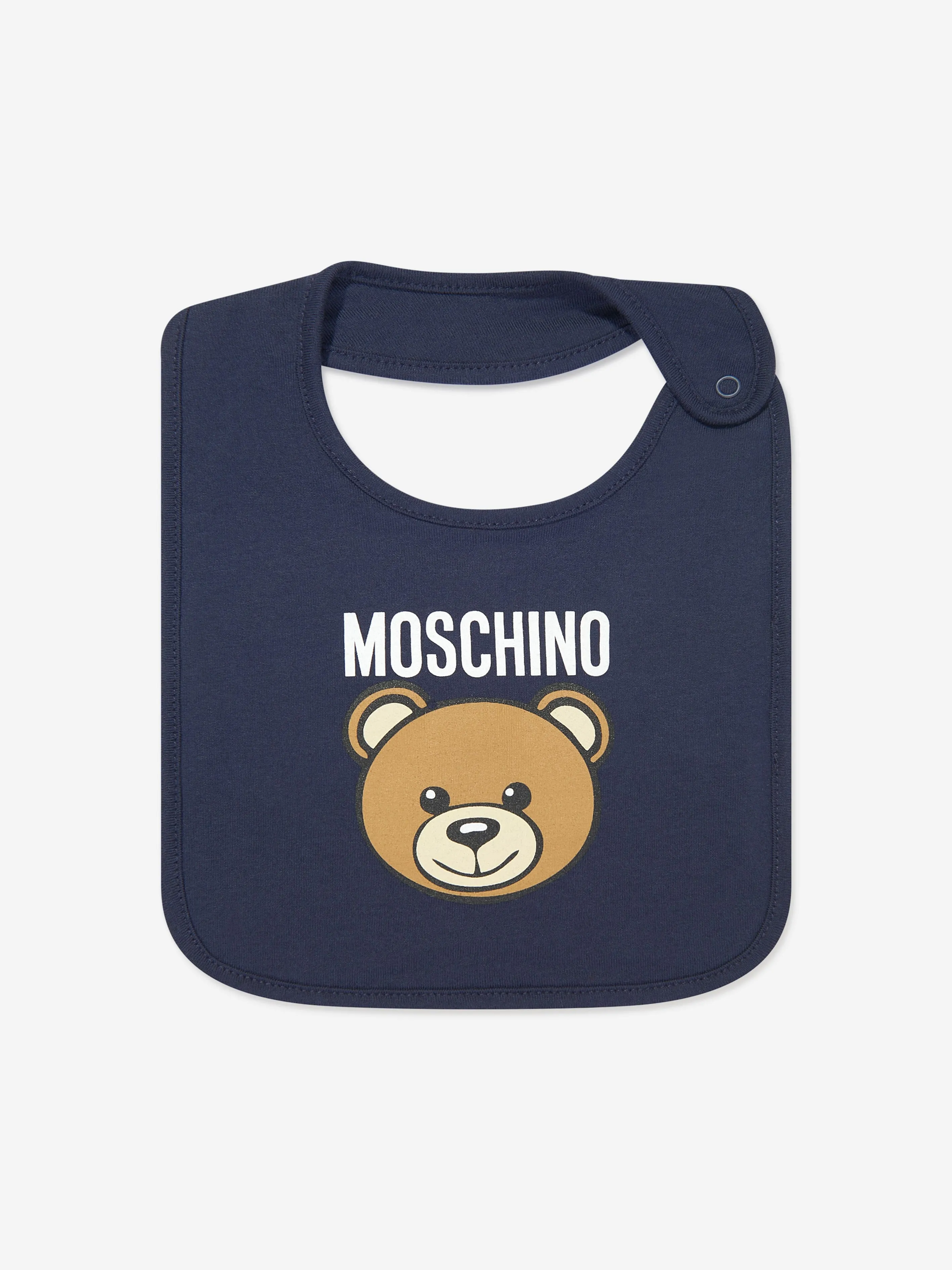 Moschino Baby Jungen Bären Logo Babygrow Geschenkset in Marineblau