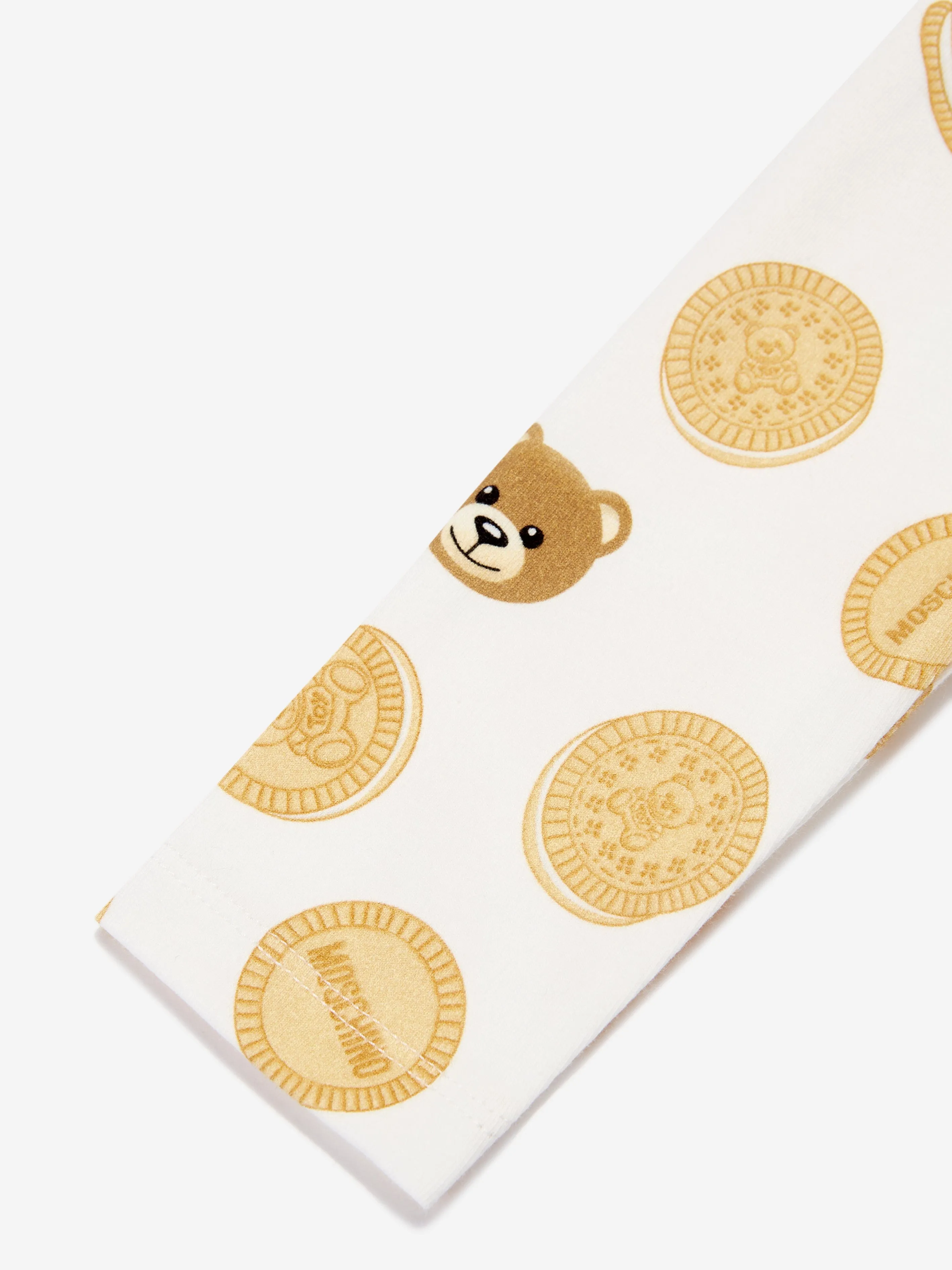 Moschino Baby Girls Cookie Leggings in Elfenbein