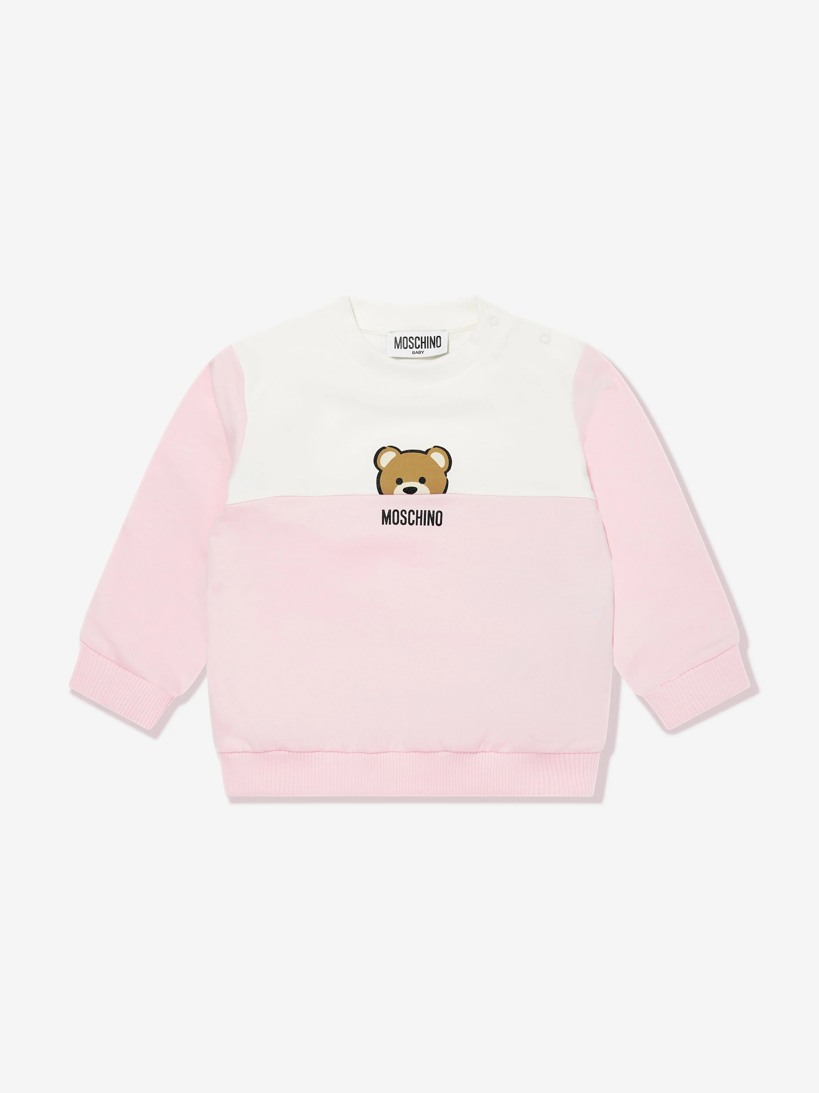 Moschino Baby Mädchen Teddybär Jogginganzug in Rosa