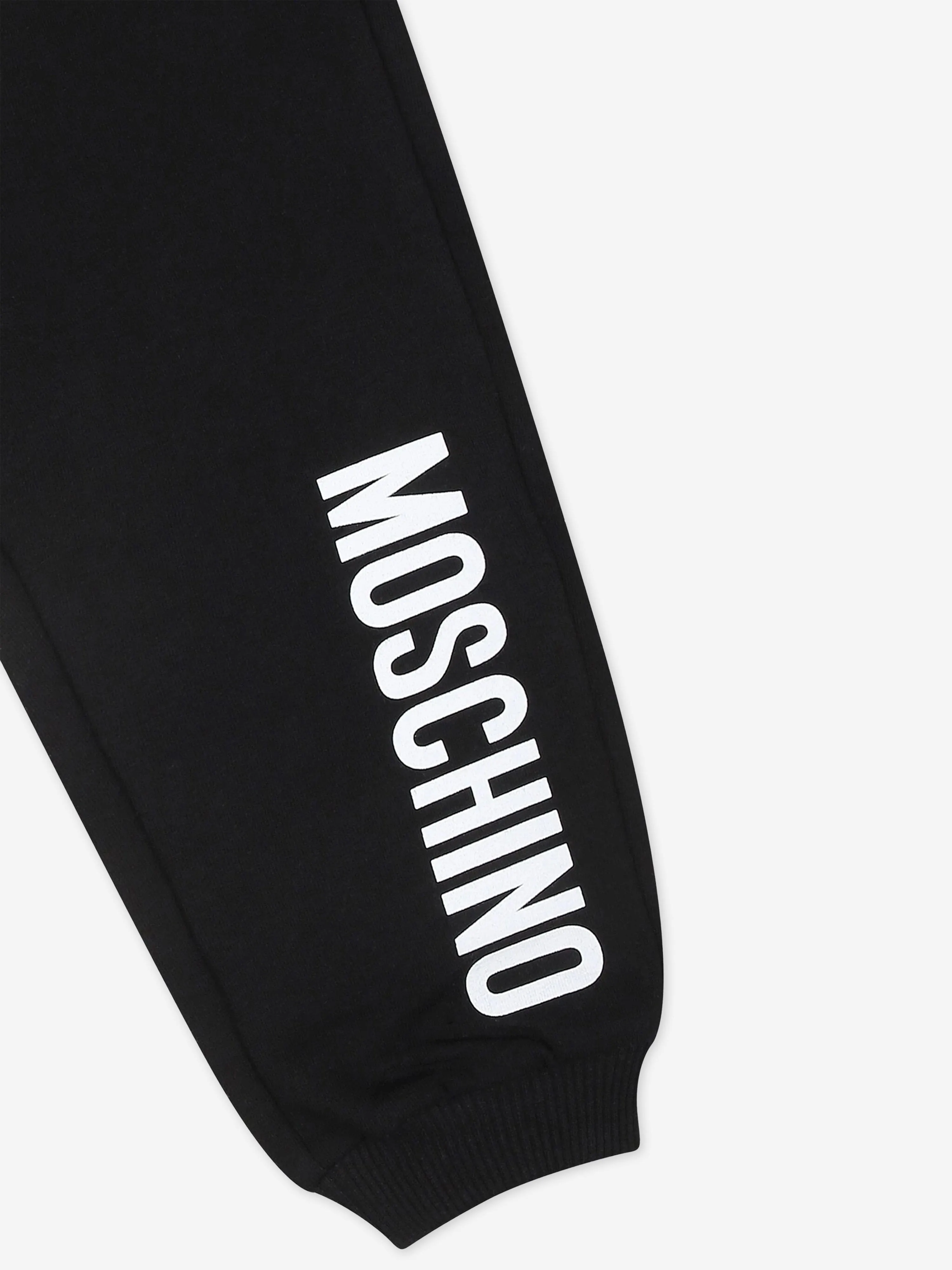 Moschino Baby Logo Joggerhose in Schwarz