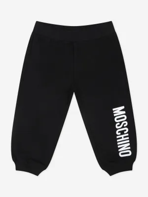 Moschino Baby Logo Joggerhose in Schwarz