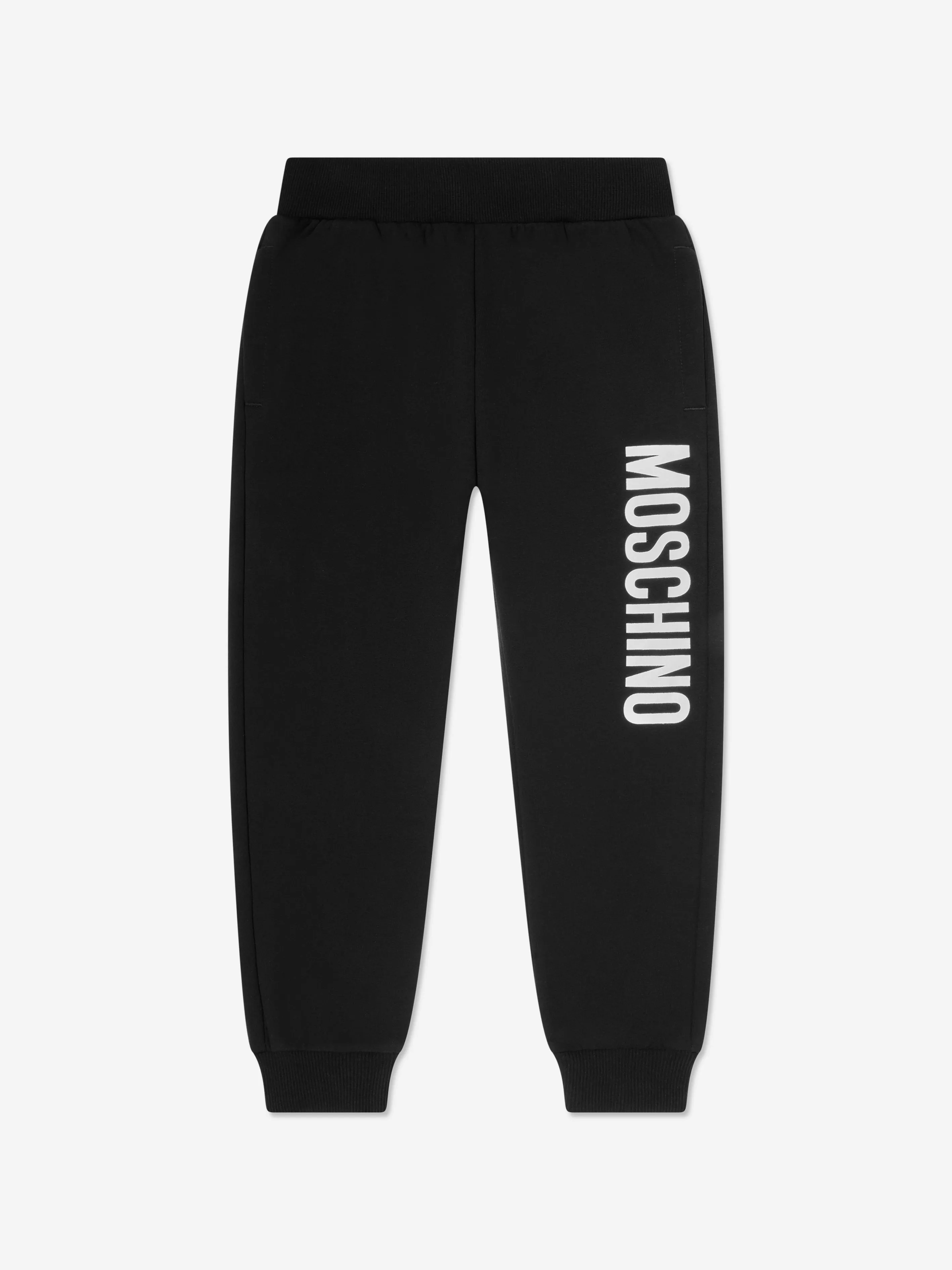 Moschino Kids Logo-Jogginganzug in Schwarz