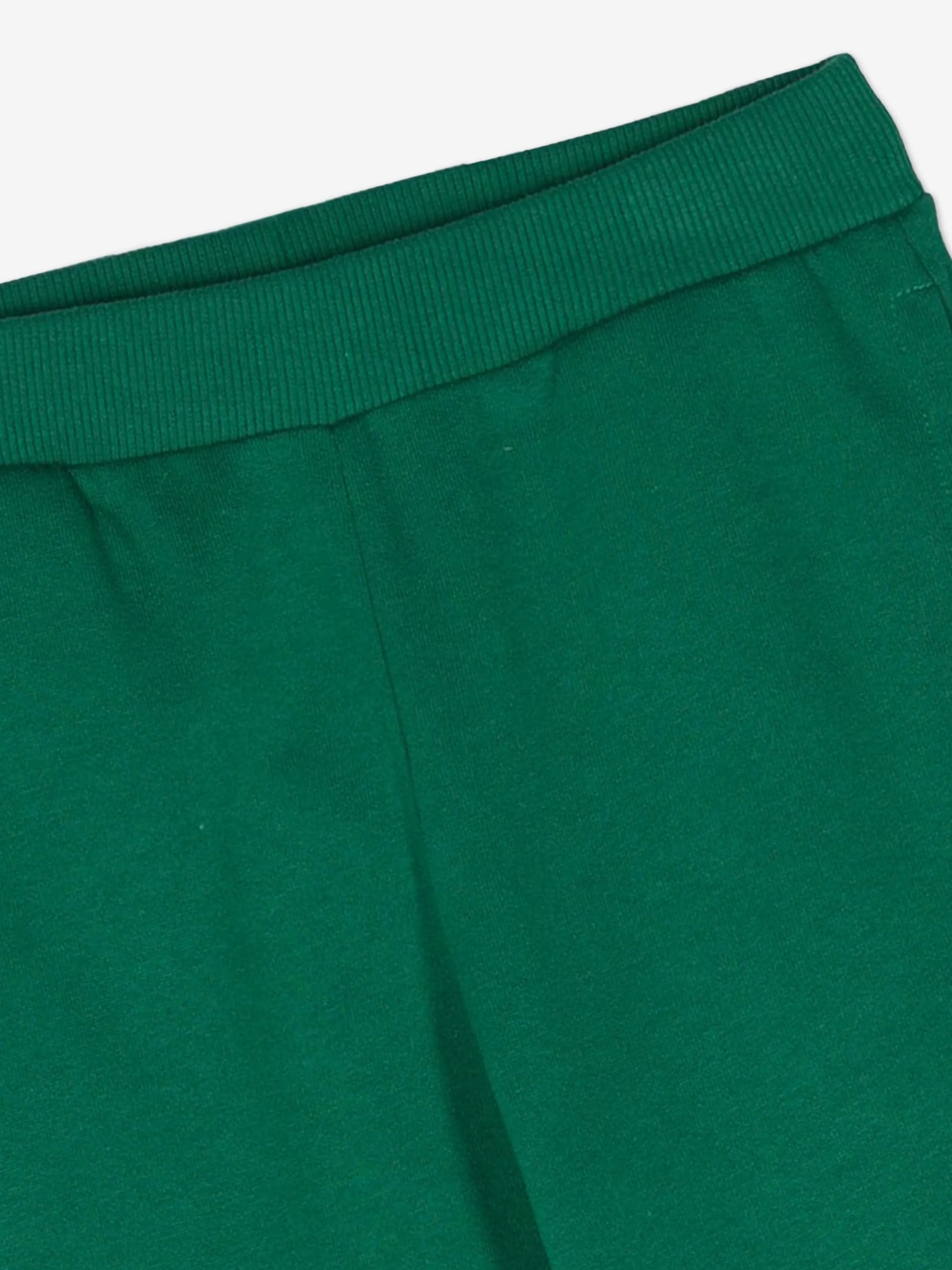 Moschino Kids Jogger mit Teddybär-Logo in Grün