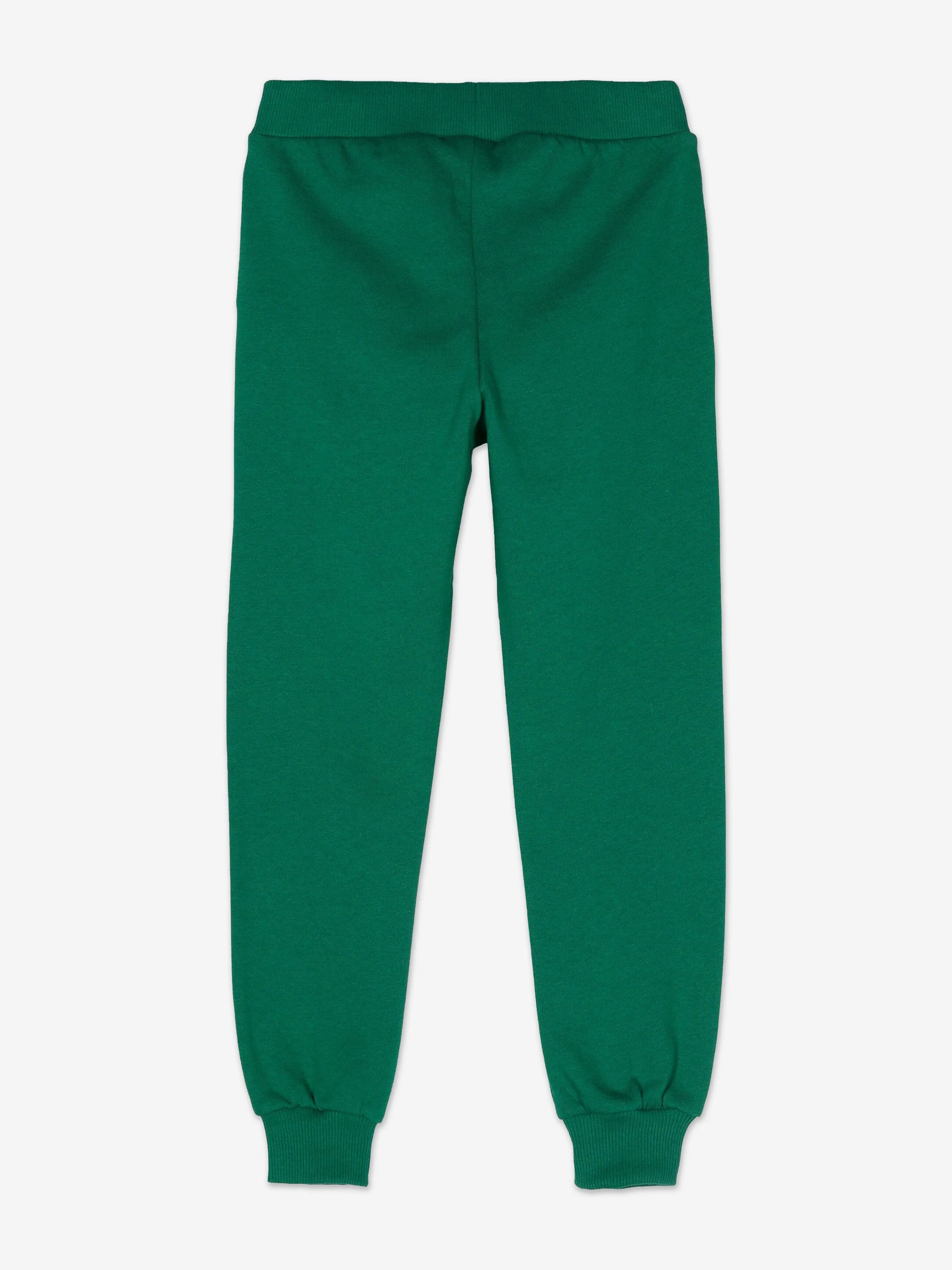 Moschino Kids Jogger mit Teddybär-Logo in Grün