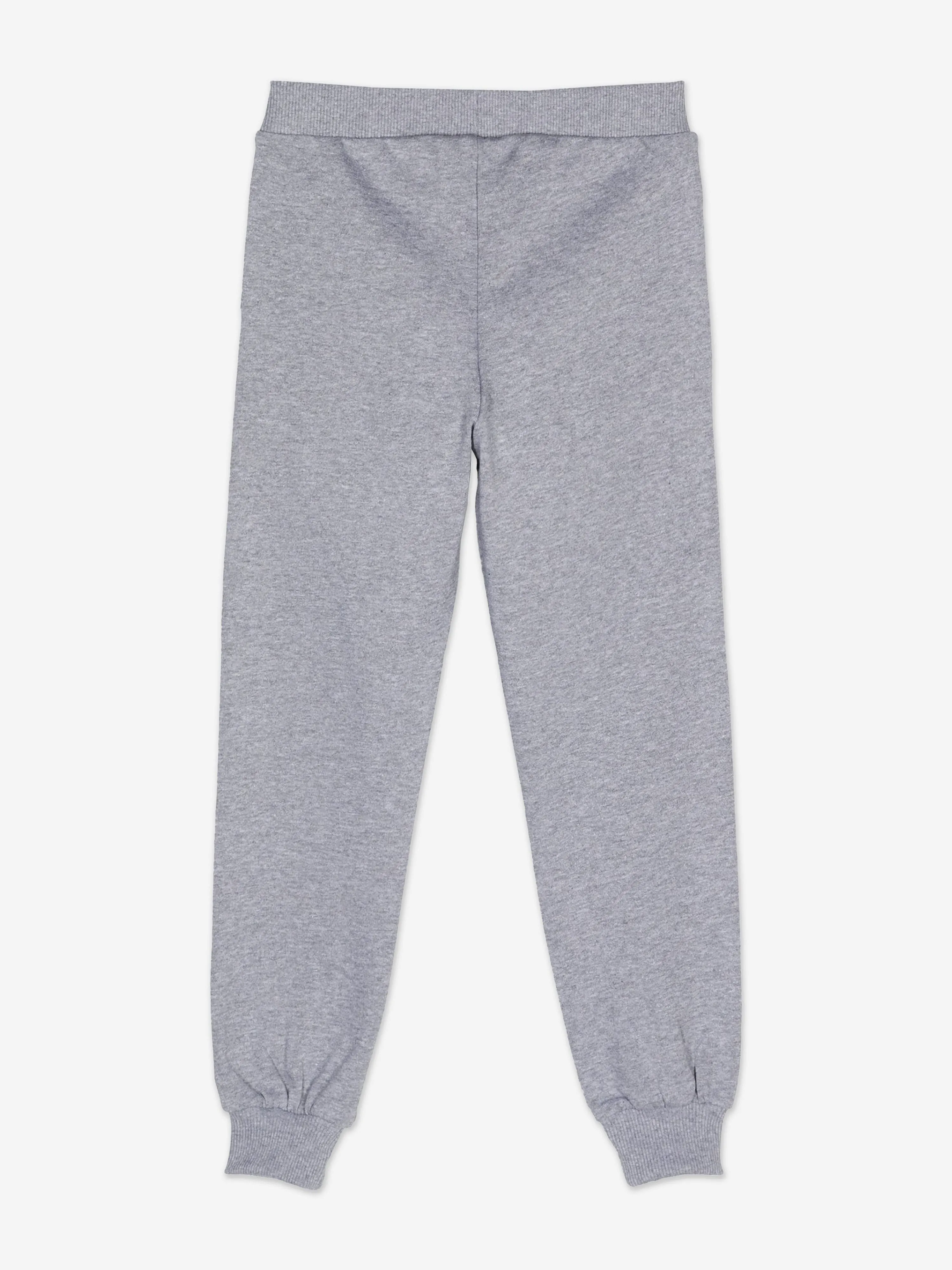 Moschino Kids Joggerhose mit Teddybär-Logo in Grau