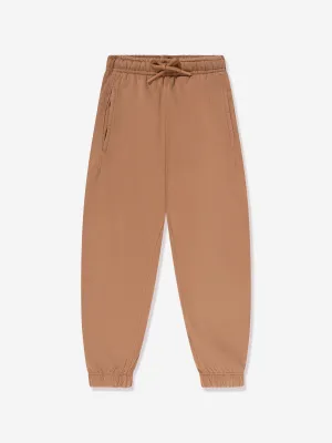 MSGM Kids Marken-Jogginghose in Beige
