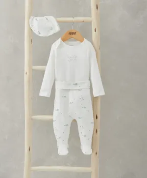 Mein erstes Outfit-Set (3-teilig) - Wal