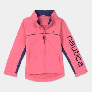 Nautica wasserfeste J-Class Jacke für kleine Mädchen (4-6X) Fancytail Fuchsia Nautica