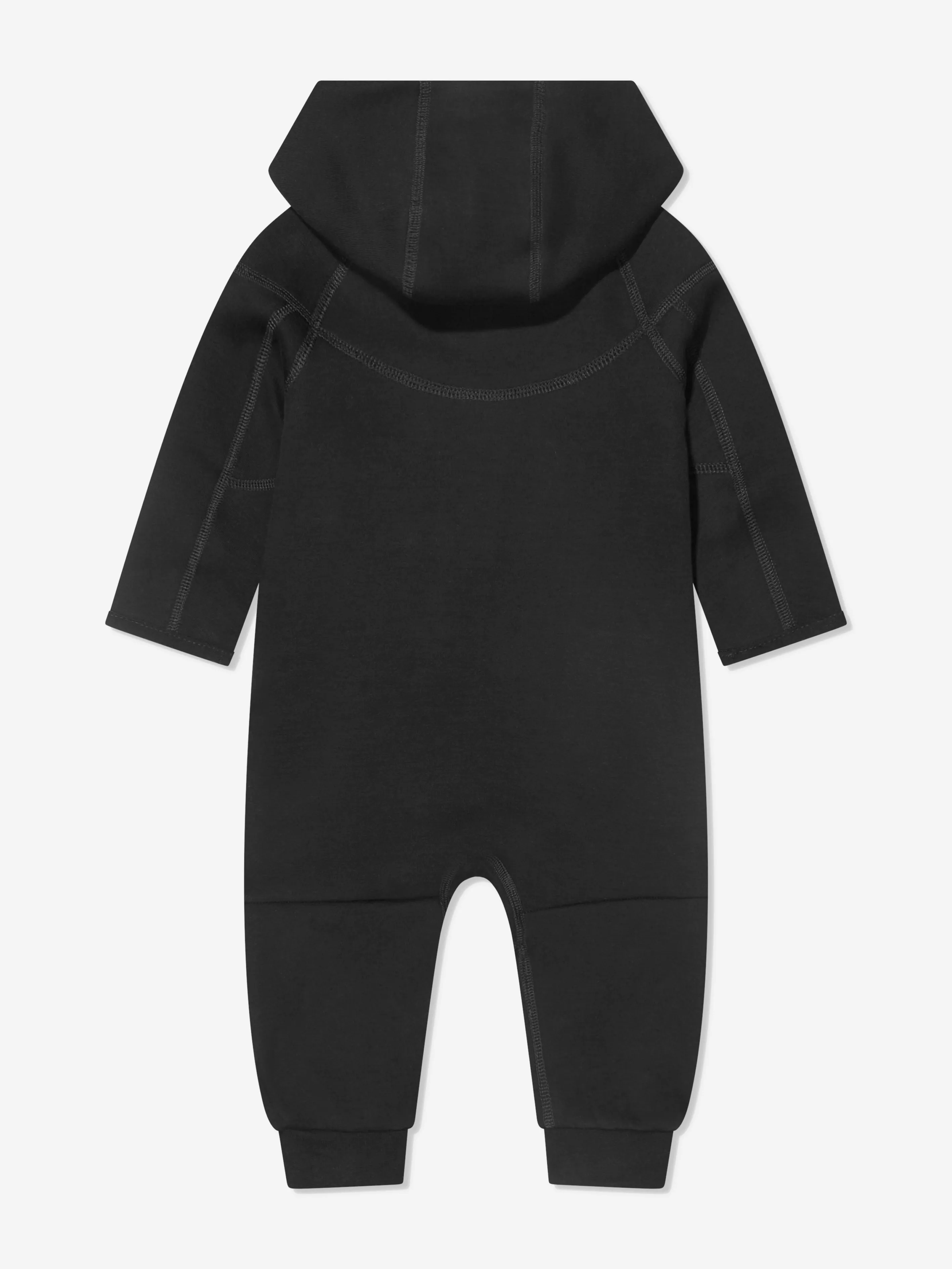 Nike Baby Jungen Tech Fleece Kapuzen-Overall in Schwarz