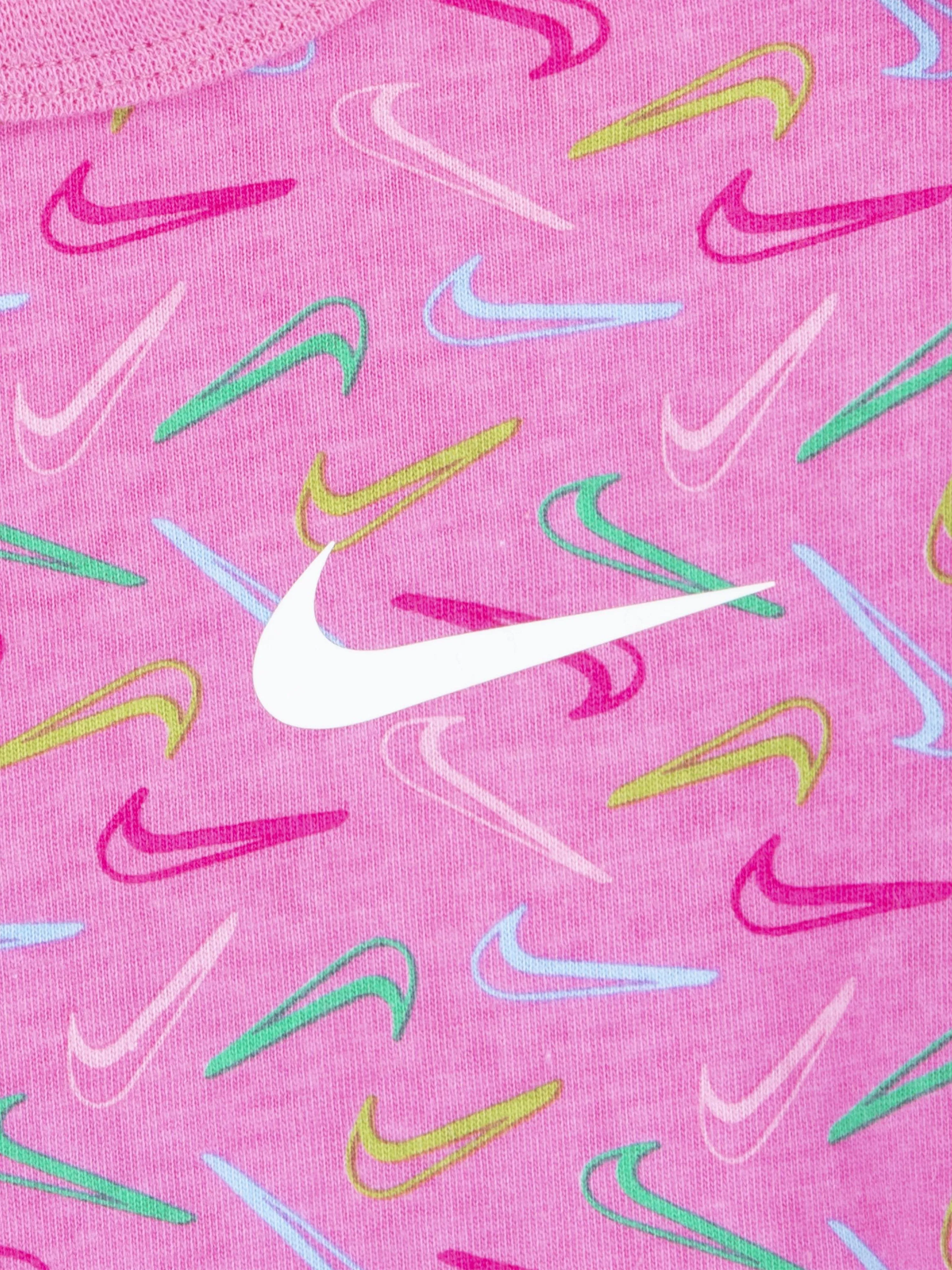 Nike Baby Mädchen Swoosh Logo 3-teiliges Set in Schwarz