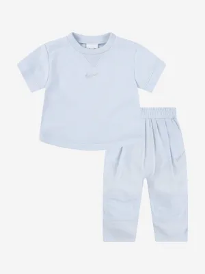 Nike Baby Readyset T-Shirt und Joggerset in Blau