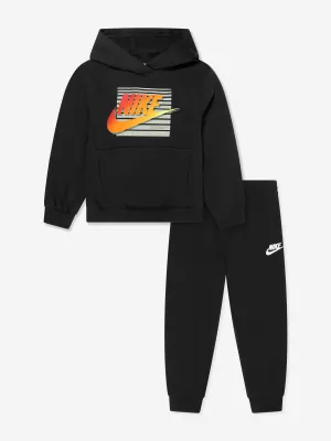 Nike Boys NSW Gradient Futura Trainingsanzug in Schwarz