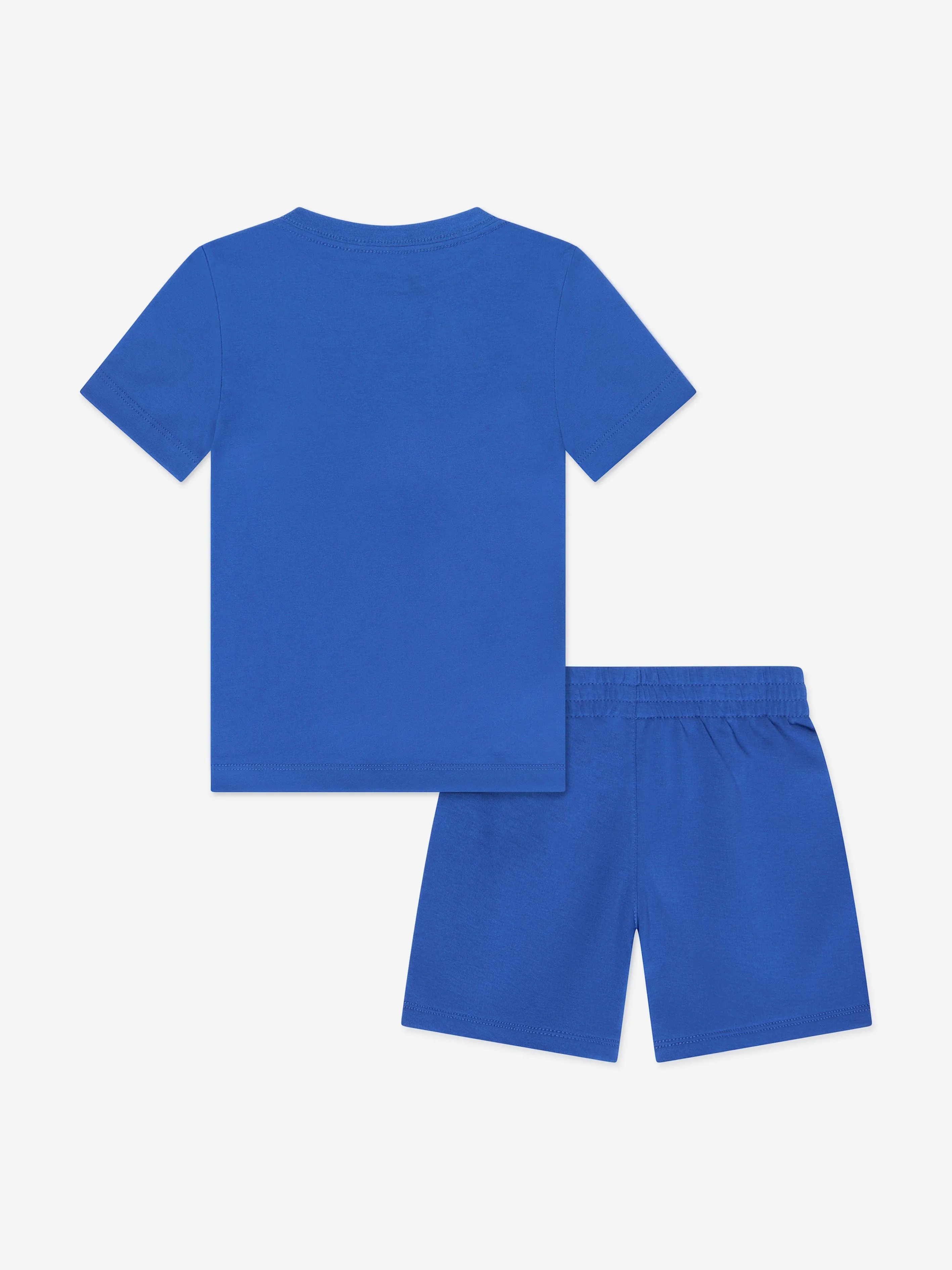 Nike Kids Club LBR Strick-Kurzarm-Set in Blau