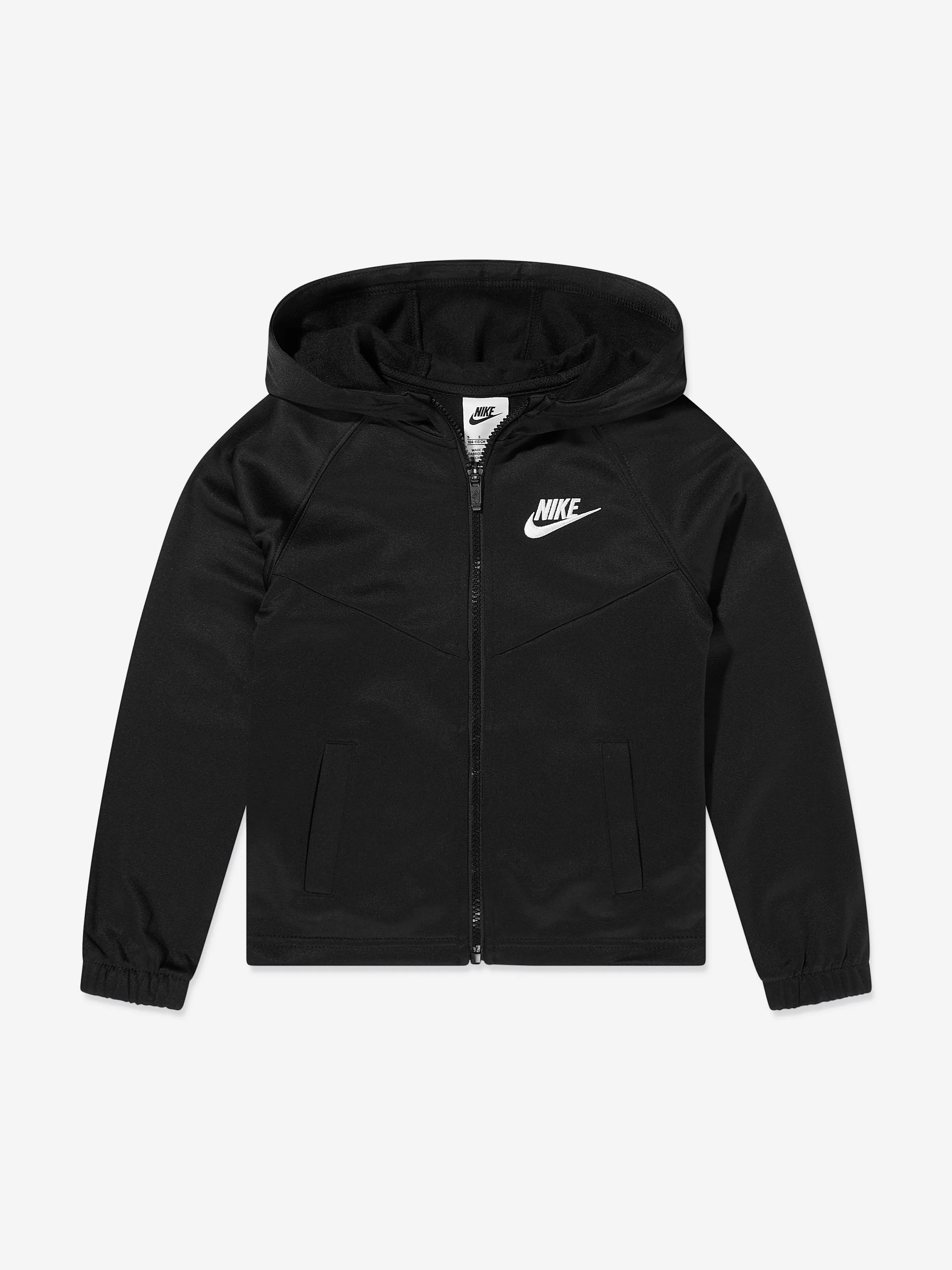 Nike Kids Lifestyle Essentials Reißverschluss-Jogginganzug in Schwarz