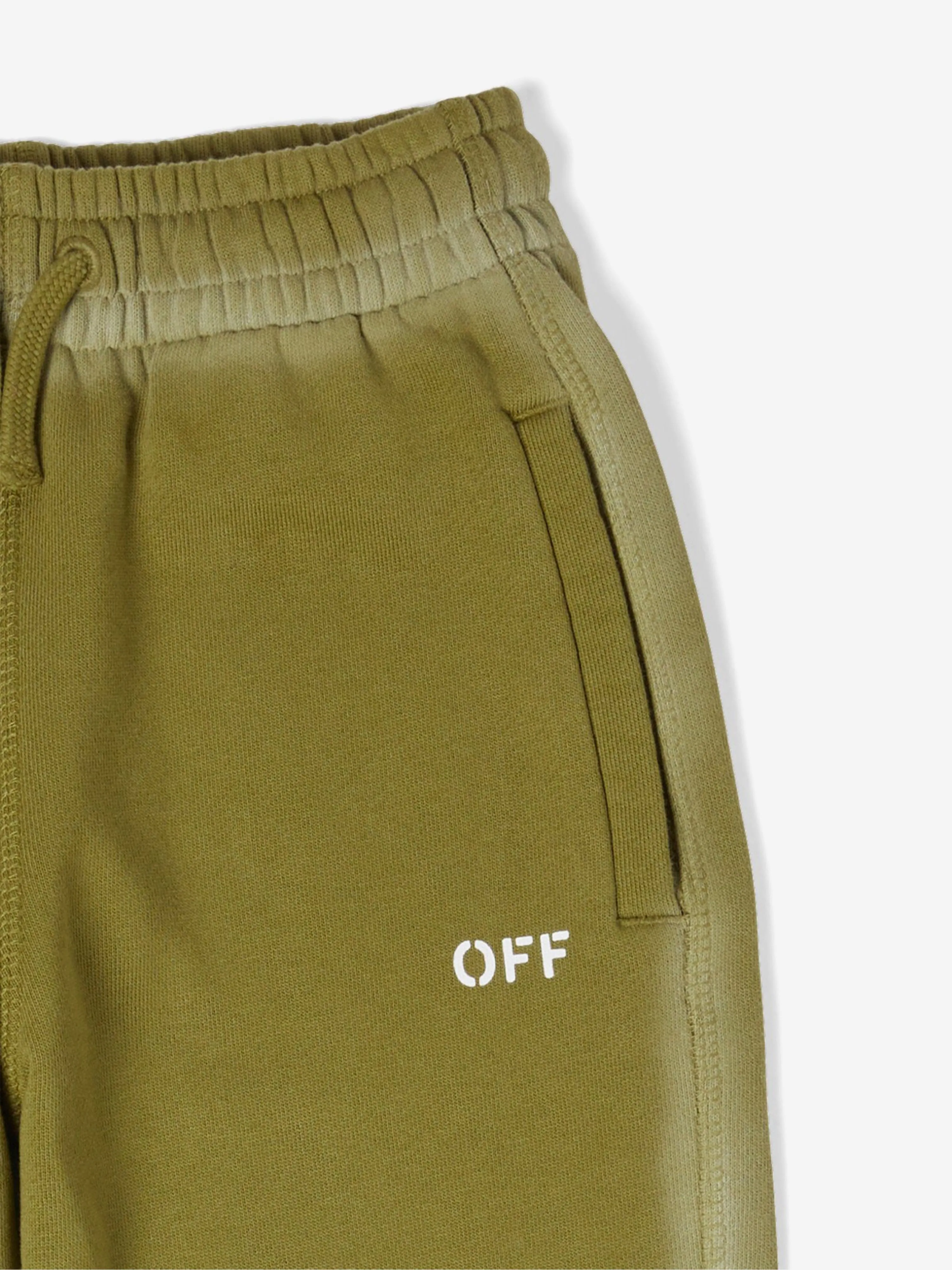 Off-White Jungen Off Stamp Joggerhose in Grün