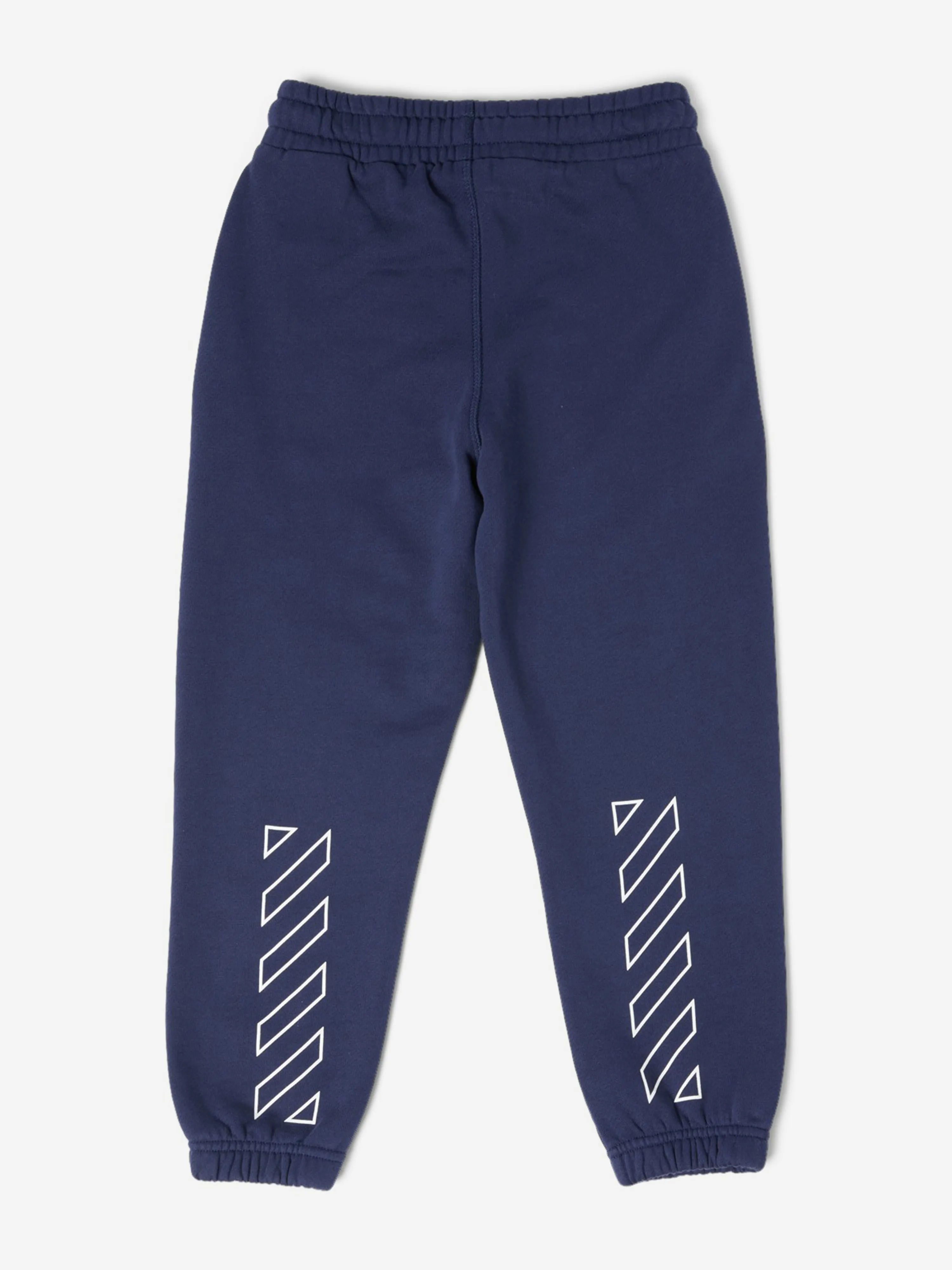 Off-White Kids Buchliebhaber Diagonale Jogginghose in Blau