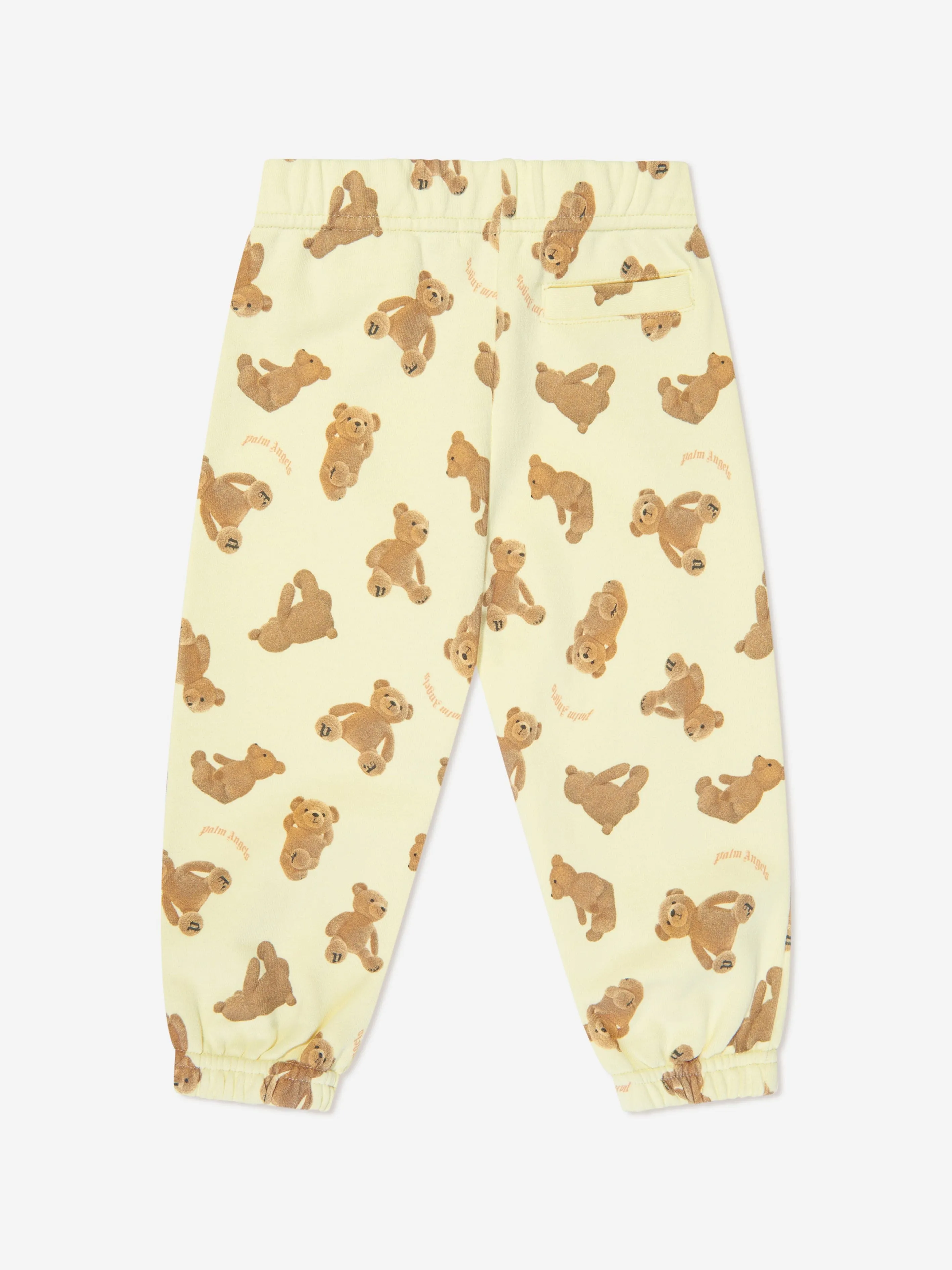 Palm Angels Baby AOP PA Bären Joggerhose in Gelb