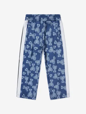 Palm Angels Jungen AOP Bären Paisley Jogginghose in Blau