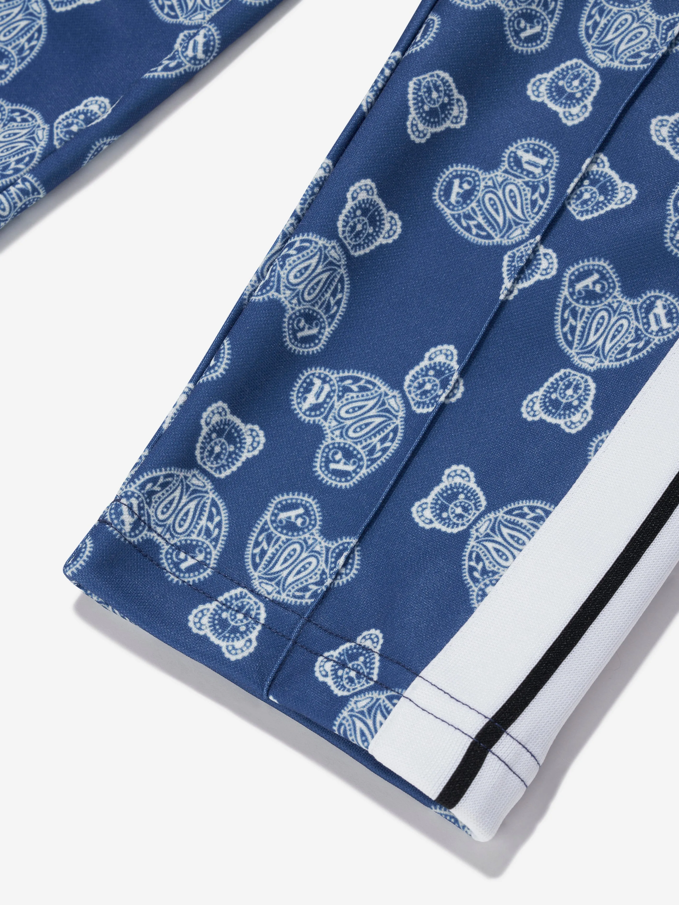 Palm Angels Jungen AOP Bären Paisley Jogginghose in Blau